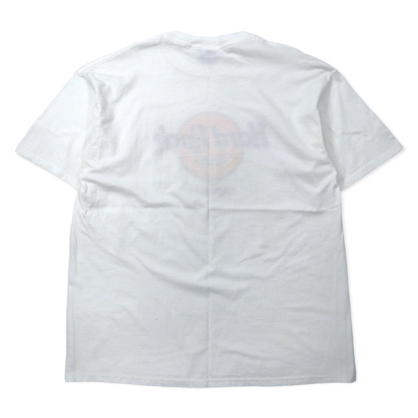 Hard Rock CAFE USA製 90年代 ロゴプリント Tシャツ XL ホワイト コットン NASHVILLE ビッグサイズ