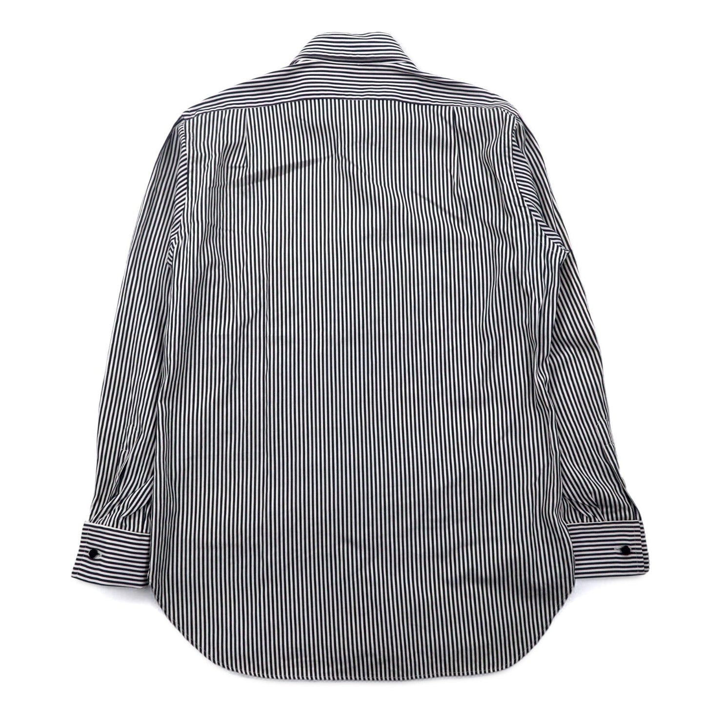 A EVISYA TAILOR ( EVISU ) ロングカラー ドレスシャツ L ストライプ ARISTOCRATICO 日本製