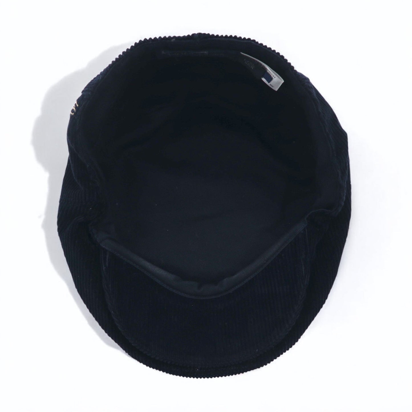 Polo by Ralph Lauren コーデュロイ ドライバーキャップ ハンチング L/XL ブラック スモールポニー刺繍