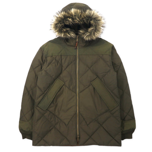 Eddie Bauer ゲッデスパーカー  BAUER DOWN ダウンジャケット M カーキ コットン ナイロン TALONジップ 60/40クロス 防水 EB550 フィルパワー STORMREPEL GEDDES PARKA 復刻