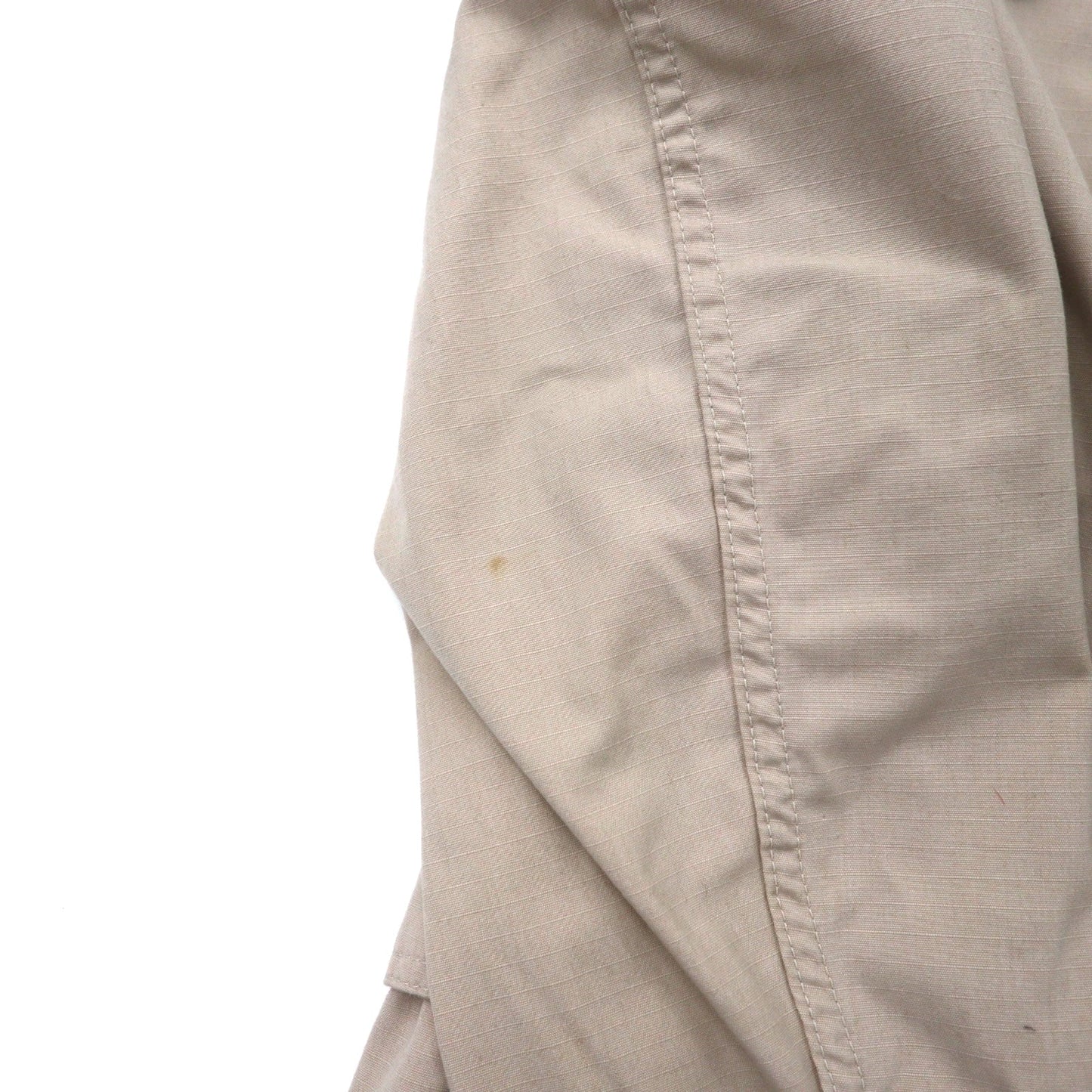 Engineerd Garments USA製 リップストップ ストームステンカラーコート XS ベージュ ナイロン コットン