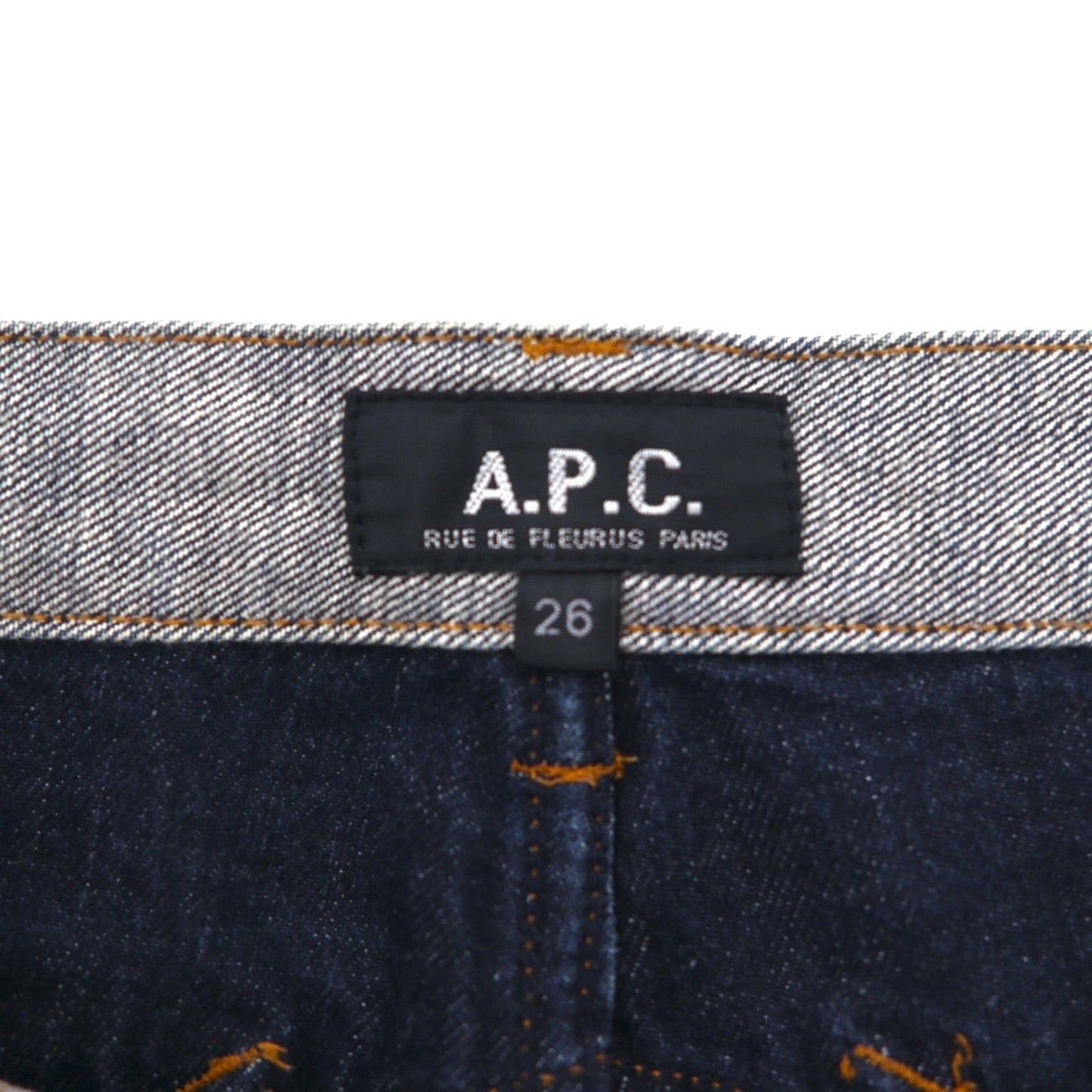 A.P.C. インサイドアウト デザイン デニムパンツ M グレー コットン 日本製