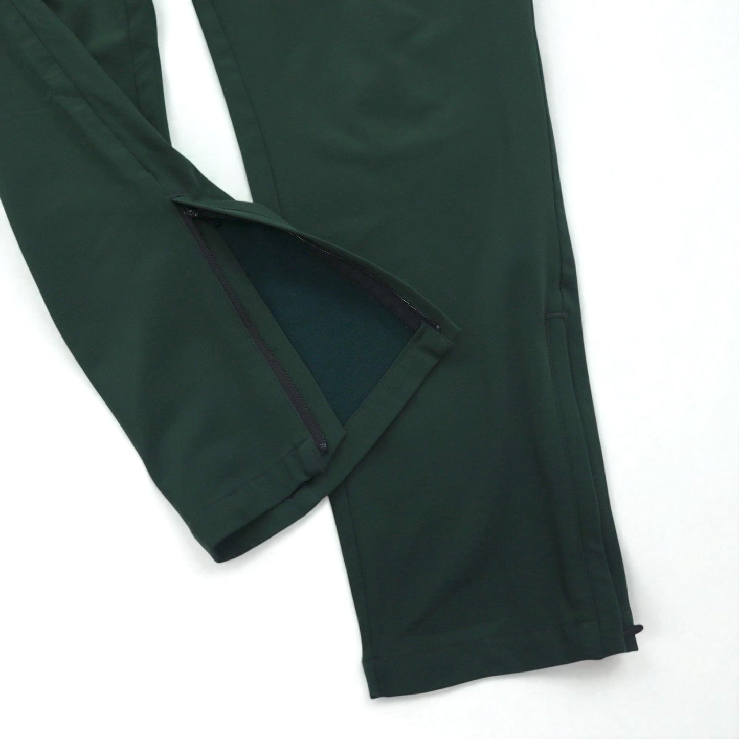 South2 West8 ポリ ストレッチ ツイル パンツ Poly Stretch Twill トラックパンツ ジャージ L カーキ 裾ジップ スリット HM852 日本製