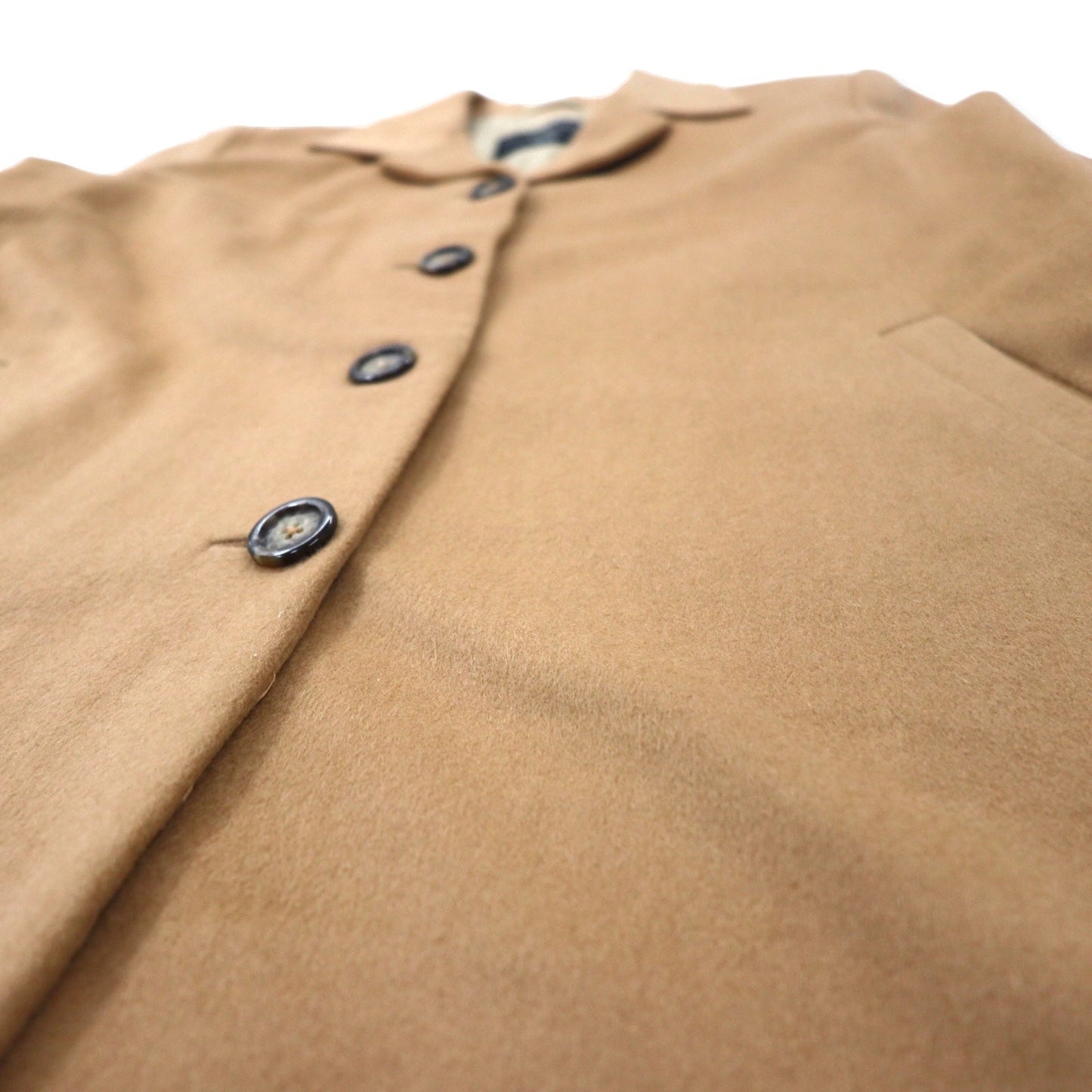 ST. PAUL SMITH カシミア ステンカラーコート L ベージュ ウール