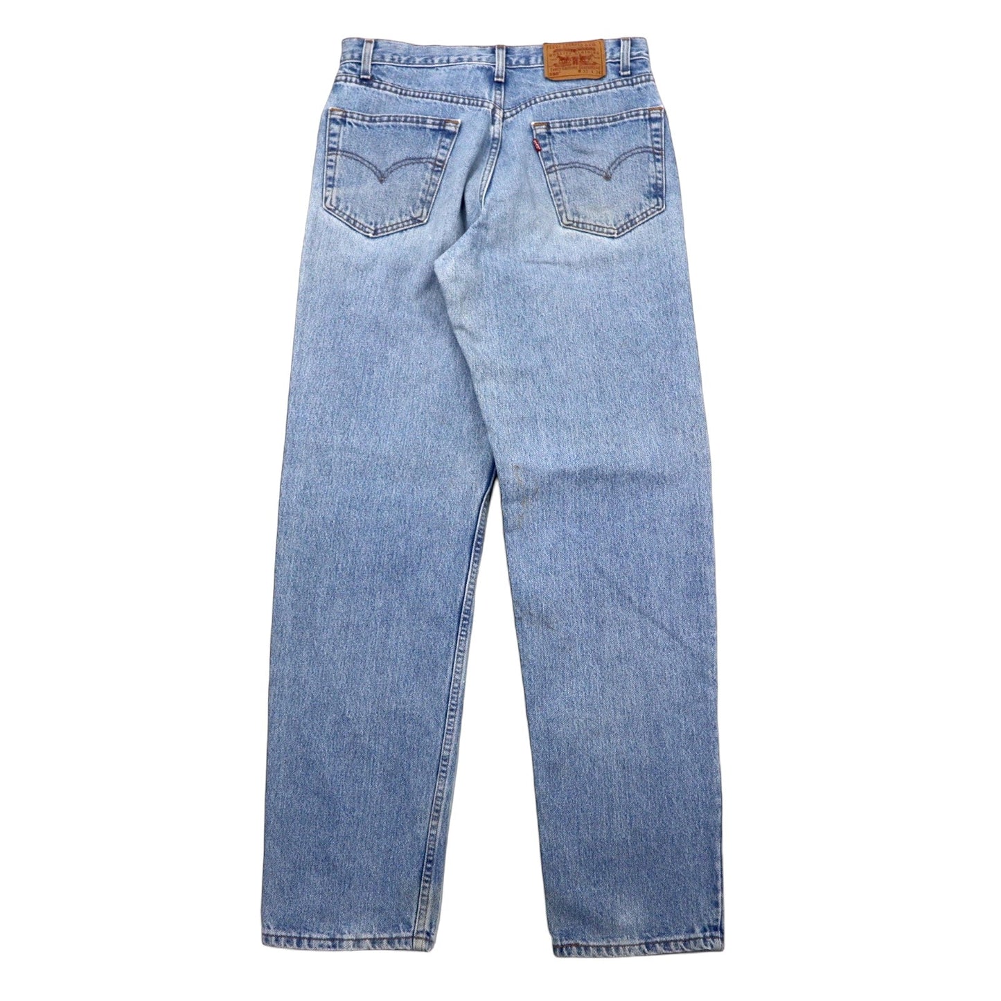 Levi's USA製 90年代 550 リラックスフィット テーパード デニムパンツ 33 ブルー アイスウォッシュ コットン ジッパーフライ Relaxed Tapered Leg Jeans 550-4891