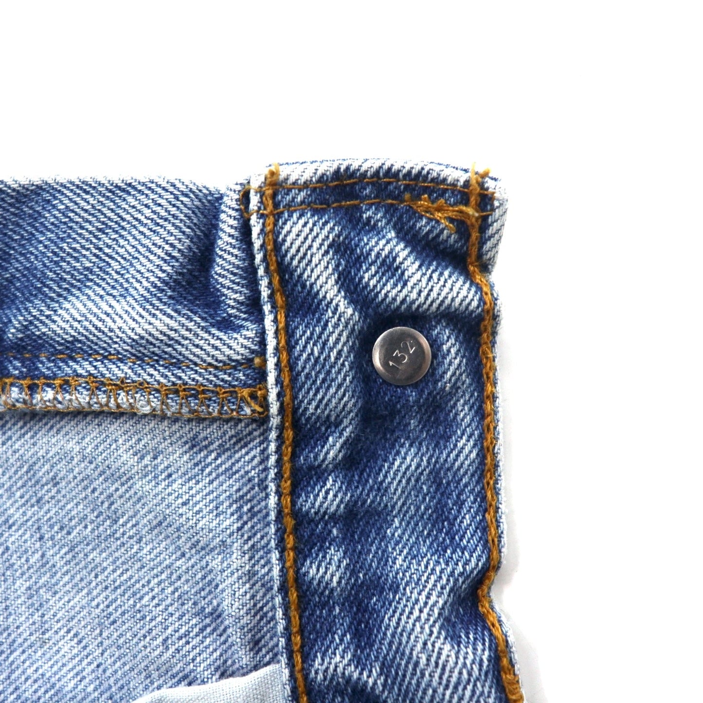 Levi's USA製 90年代 550 リラックスフィット テーパード デニムパンツ 33 ブルー アイスウォッシュ コットン ジッパーフライ Relaxed Tapered Leg Jeans 550-4891