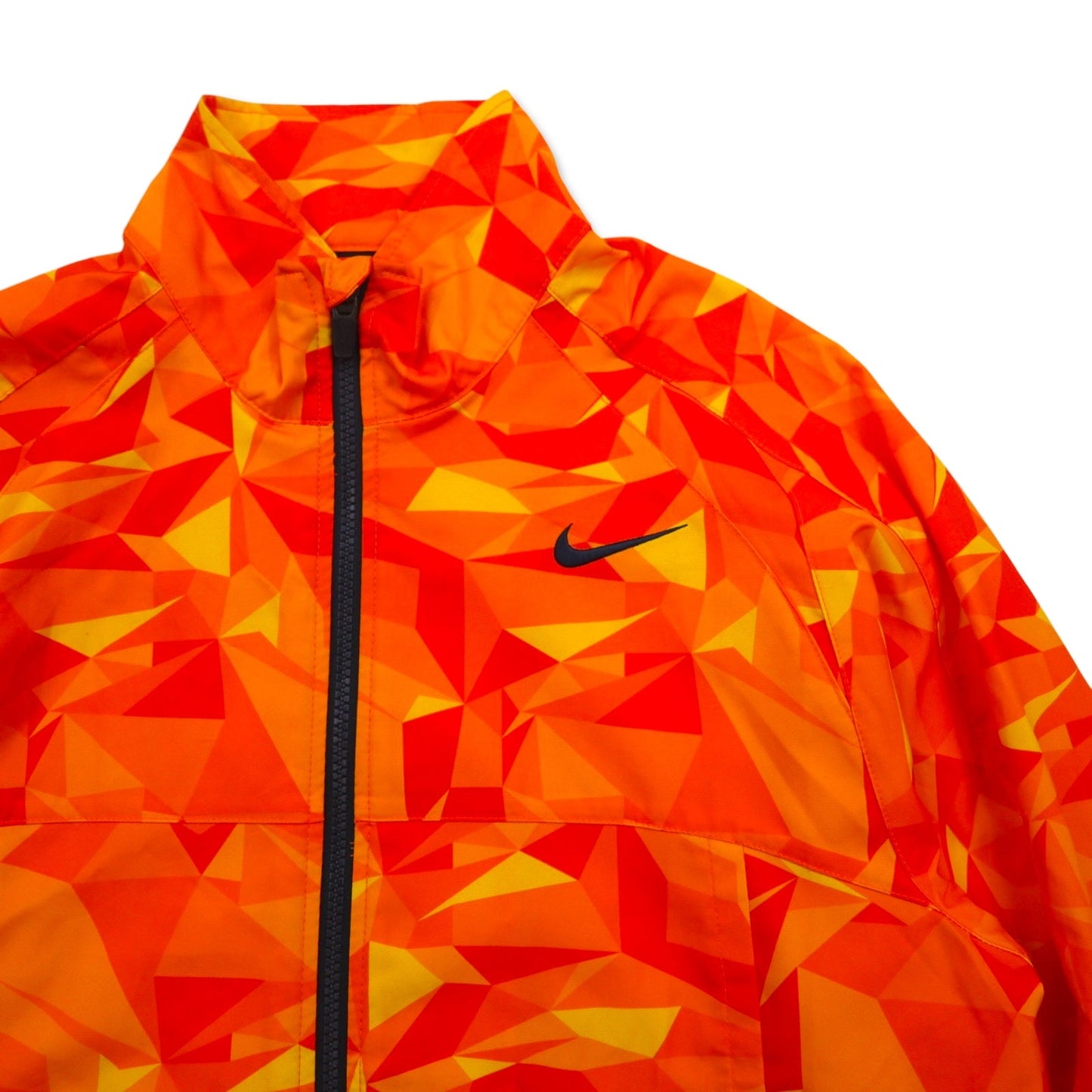 NIKE ドライフィット ウーブン トラックジャケット ジャージ M オレンジ 総柄 スウォッシュ 477534-890