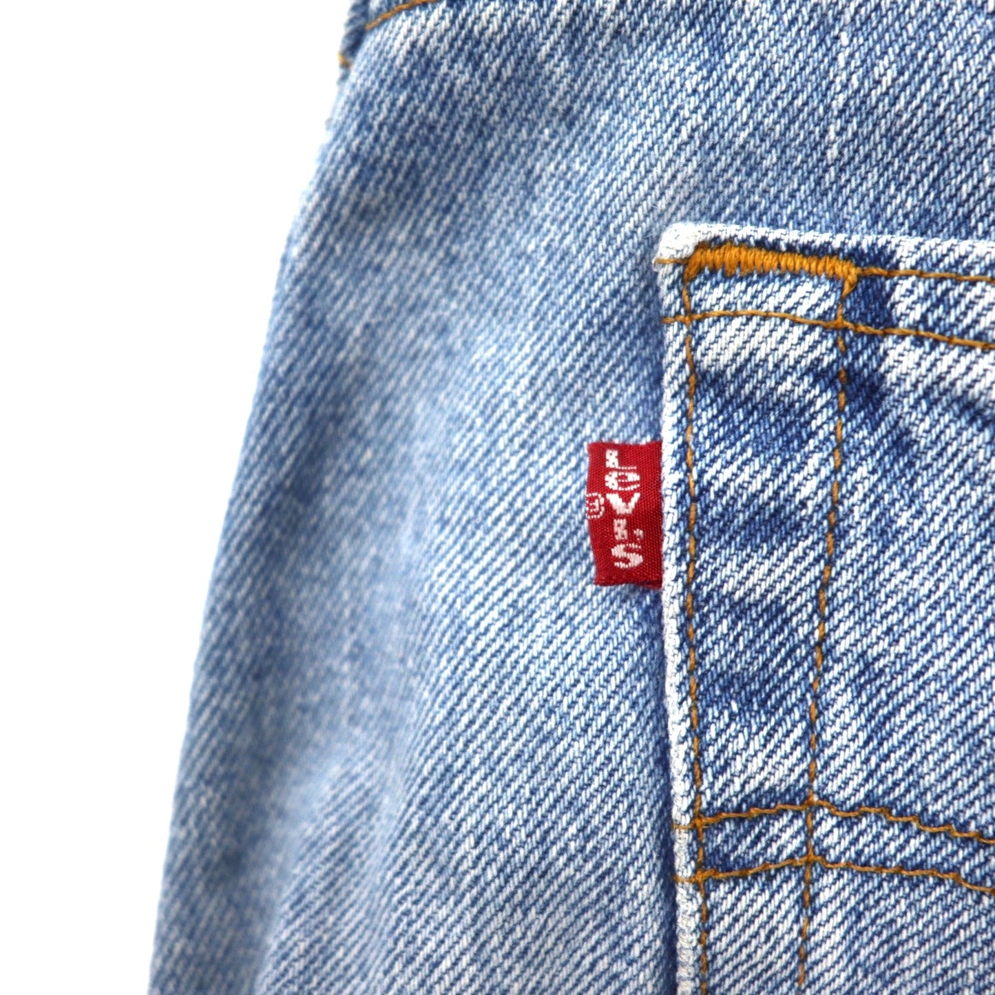 Levi's USA製 90年代 550 リラックスフィット テーパード デニムパンツ 33 ブルー アイスウォッシュ コットン ジッパーフライ Relaxed Tapered Leg Jeans 550-4891