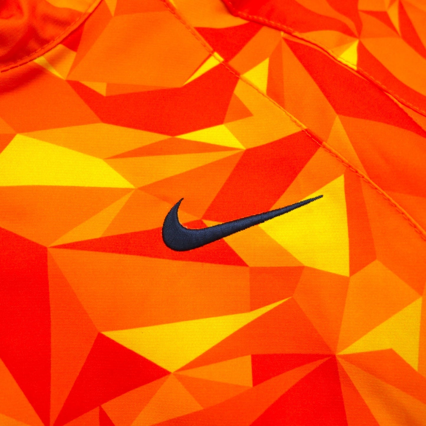 NIKE ドライフィット ウーブン トラックジャケット ジャージ M オレンジ 総柄 スウォッシュ 477534-890