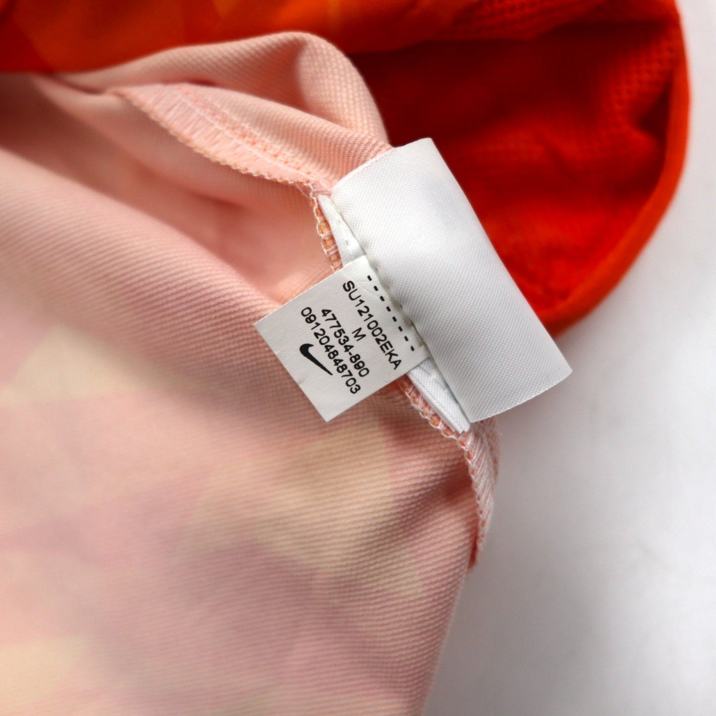 NIKE ドライフィット ウーブン トラックジャケット ジャージ M オレンジ 総柄 スウォッシュ 477534-890