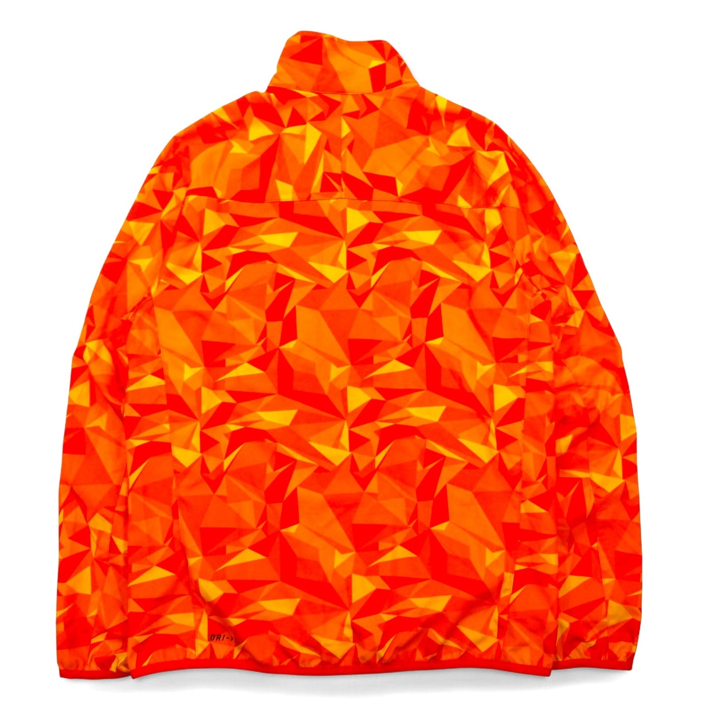 NIKE ドライフィット ウーブン トラックジャケット ジャージ M オレンジ 総柄 スウォッシュ 477534-890