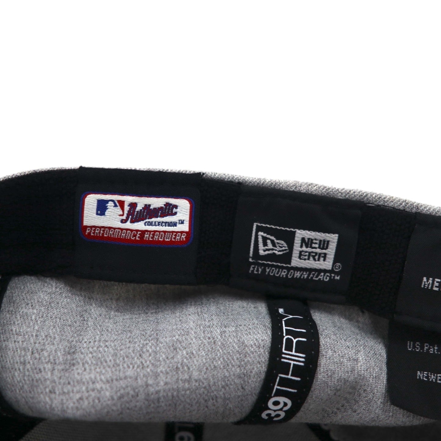 NEW ERA バイカラー ベースボールキャップ M/L グレー ネイビー MLB Milwaukee Brewers