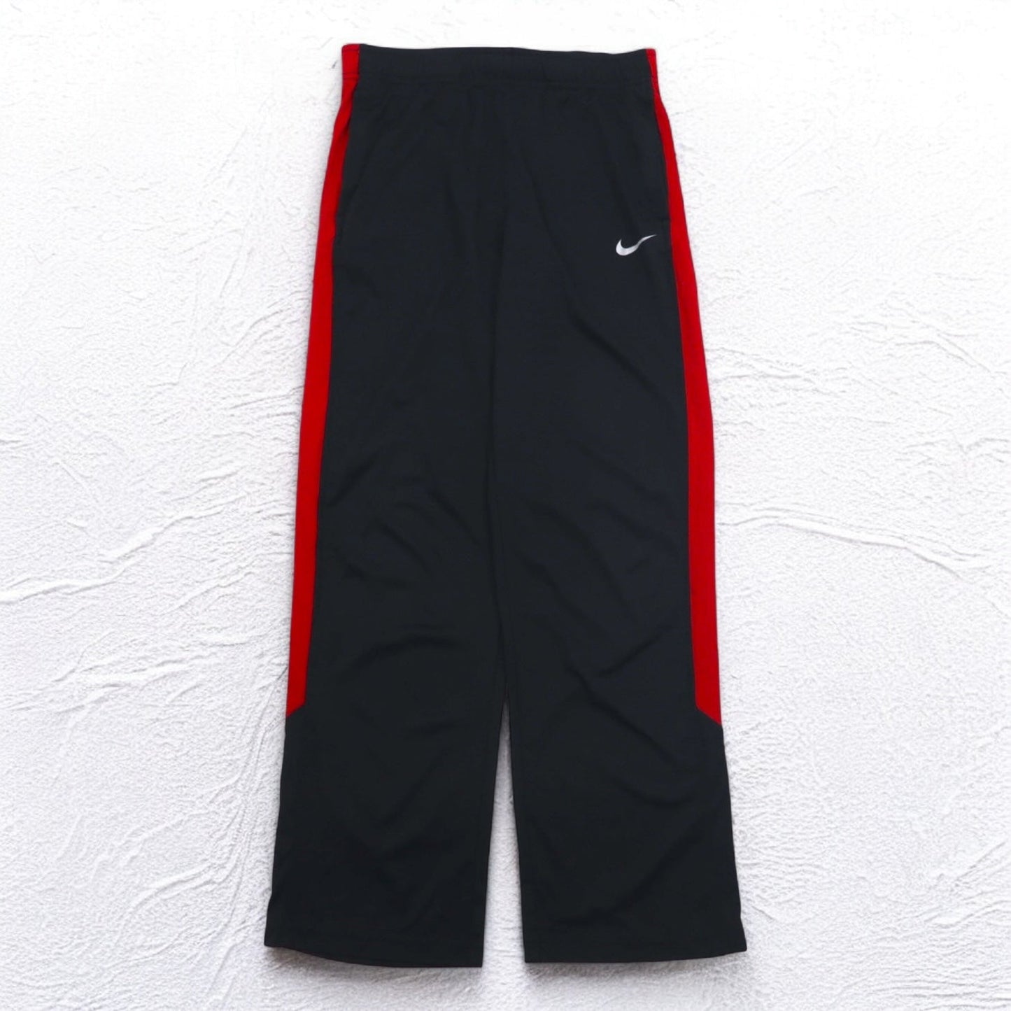 NIKE トラックパンツ ジャージ L ブラック レッド サイドライン スウォッシュ DRI-FIT 425787-012