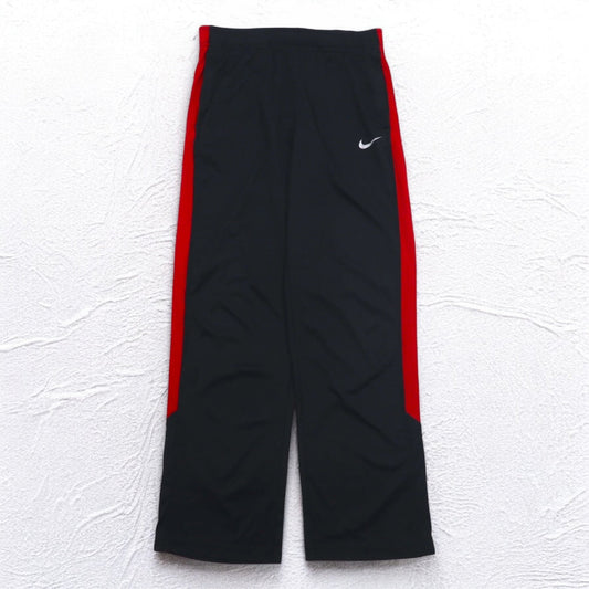 NIKE トラックパンツ ジャージ L ブラック レッド サイドライン スウォッシュ DRI-FIT 425787-012