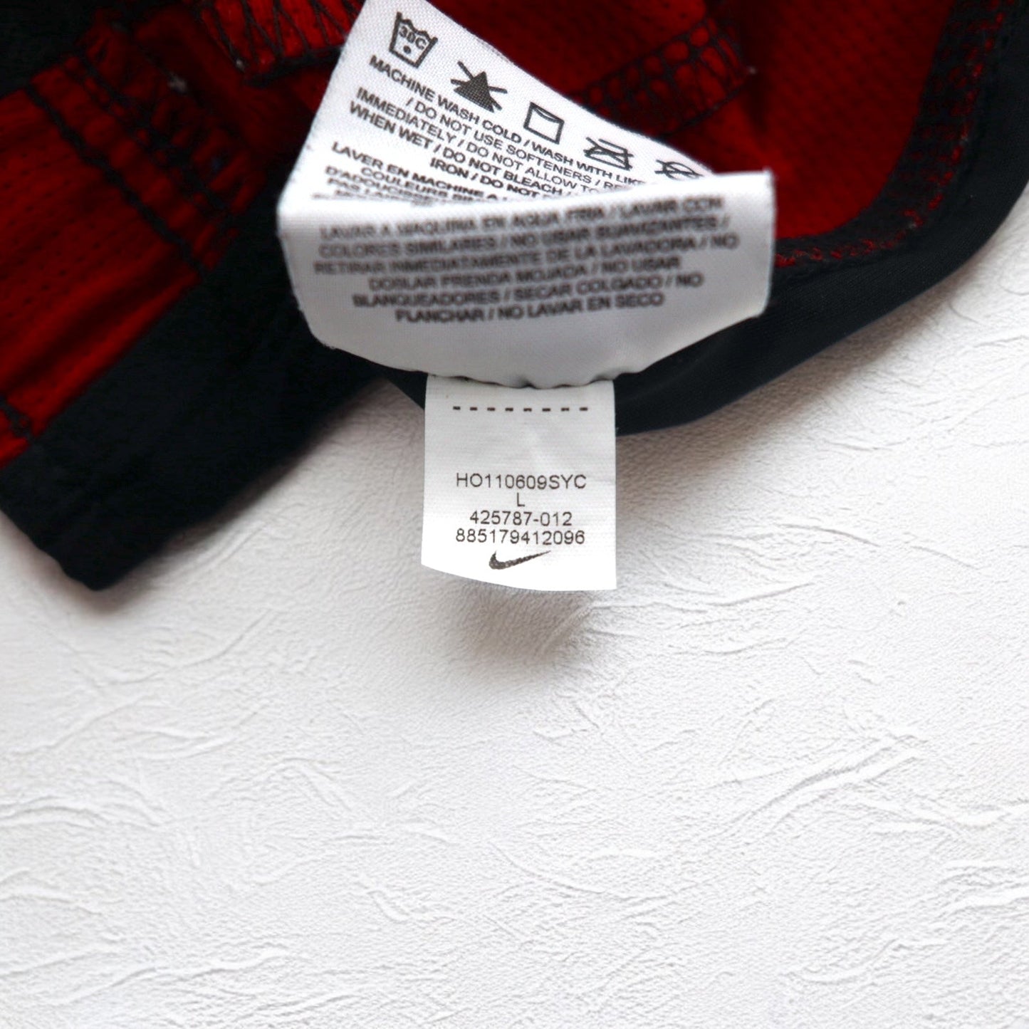 NIKE トラックパンツ ジャージ L ブラック レッド サイドライン スウォッシュ DRI-FIT 425787-012