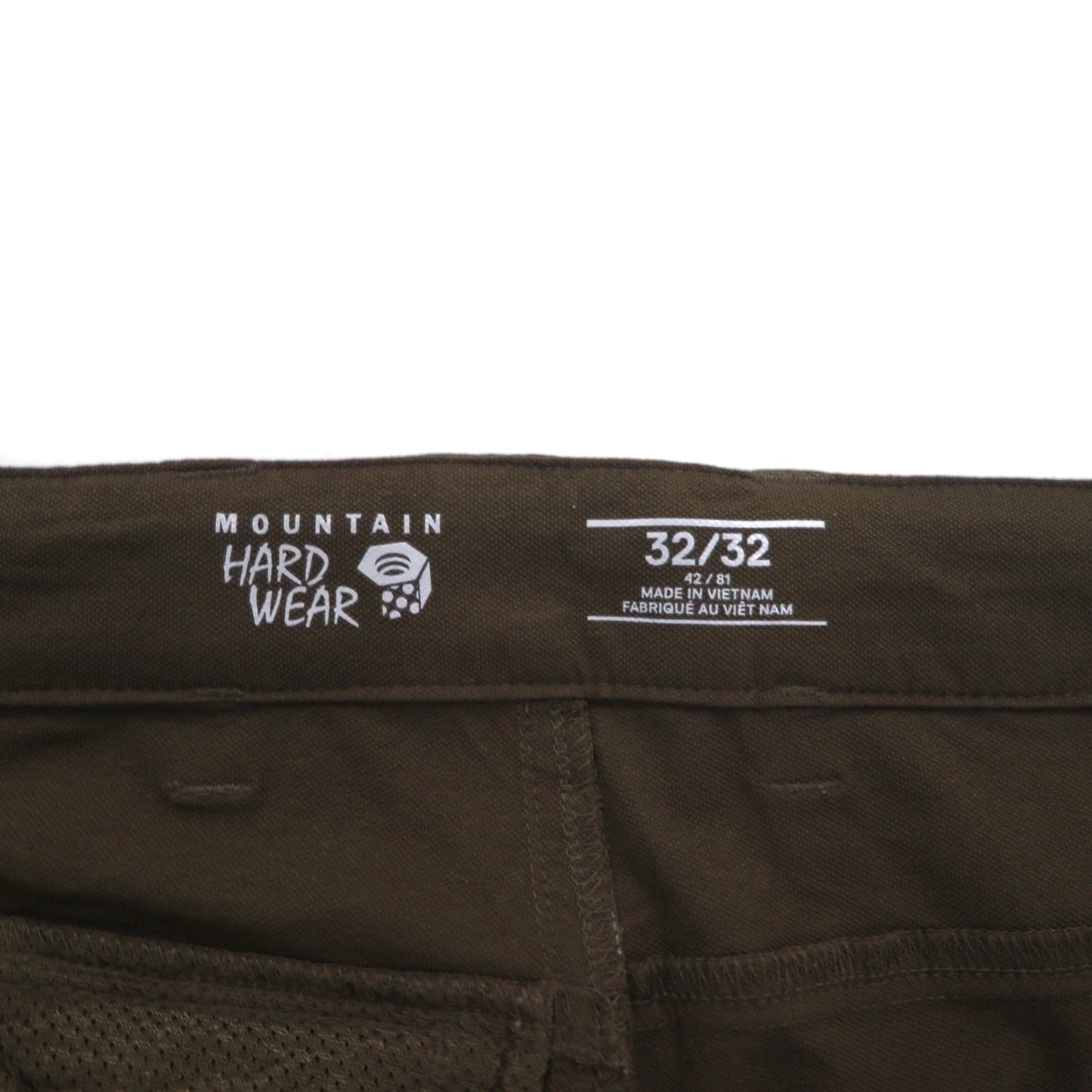 MOUNTAIN HARDWEAR チョックストンハイクパンツ アウトドア クライミングパンツ M ブラウン ナイロン ストレッチ OM0304
