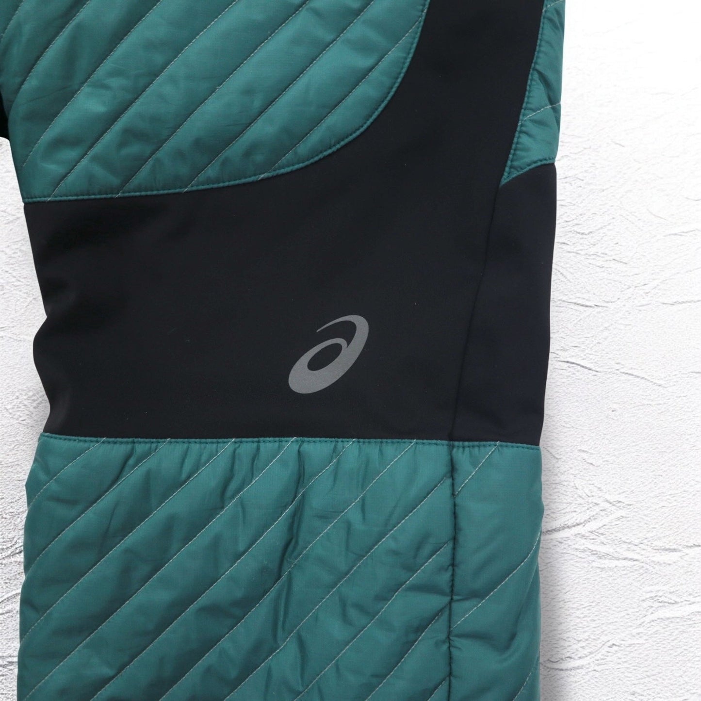 kiko kostandinov × asics キルティング インサレーション パンツ M グリーン 19AW INSULATION PANTS 未使用品