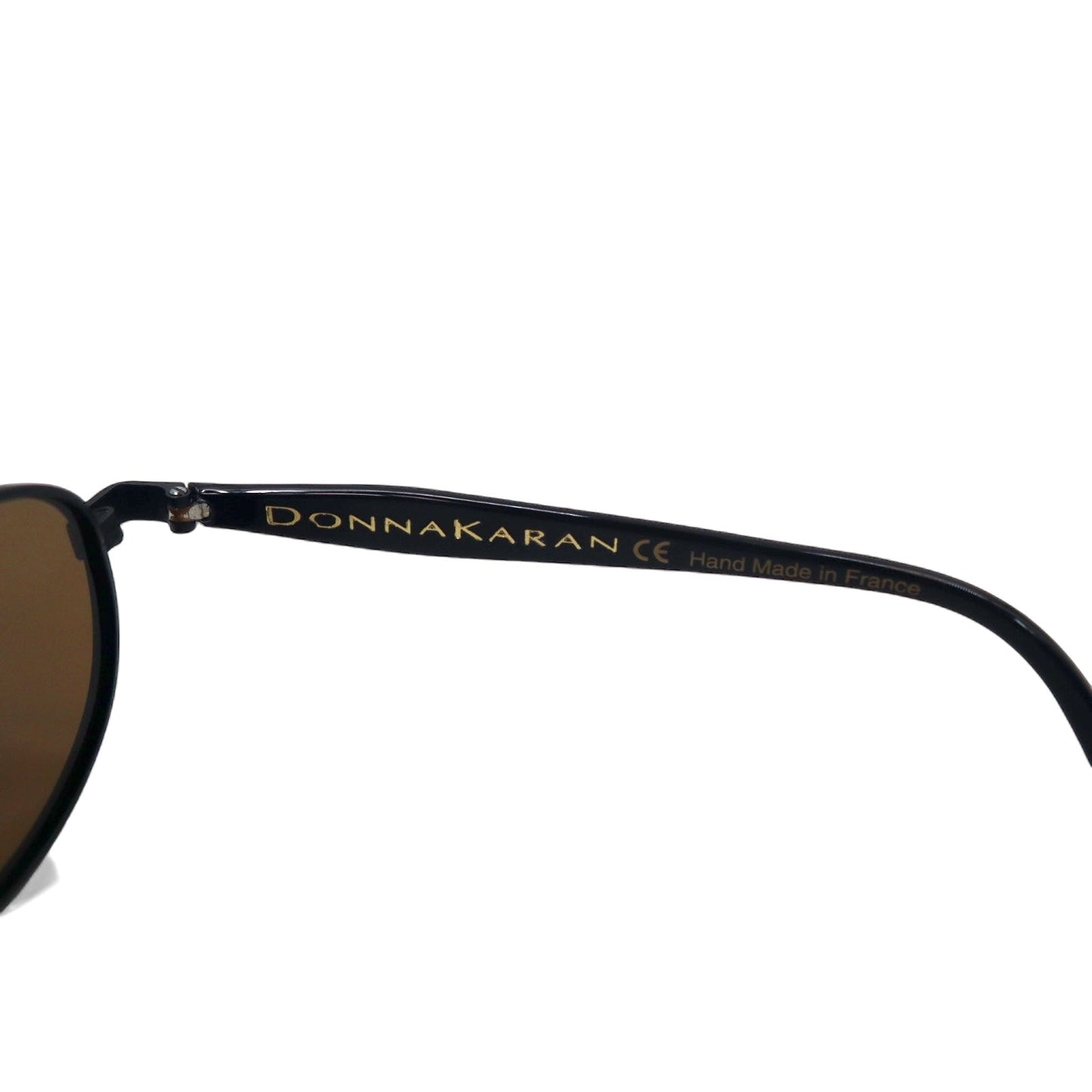 DONNA KARAN 90年代 フランス製 ヴィンテージ オーバル サングラス ブラック alain mikli デザイン D021