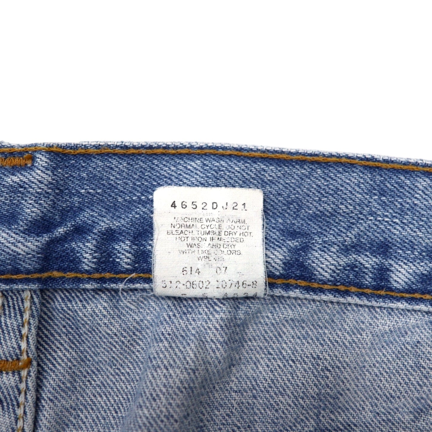 Levi's USA製 00年代 505 アイスウォッシュ デニムパンツ 34 ブルー コットン ジッパーフライ REGULAR FIT STRAIGHT LEG 505-4834