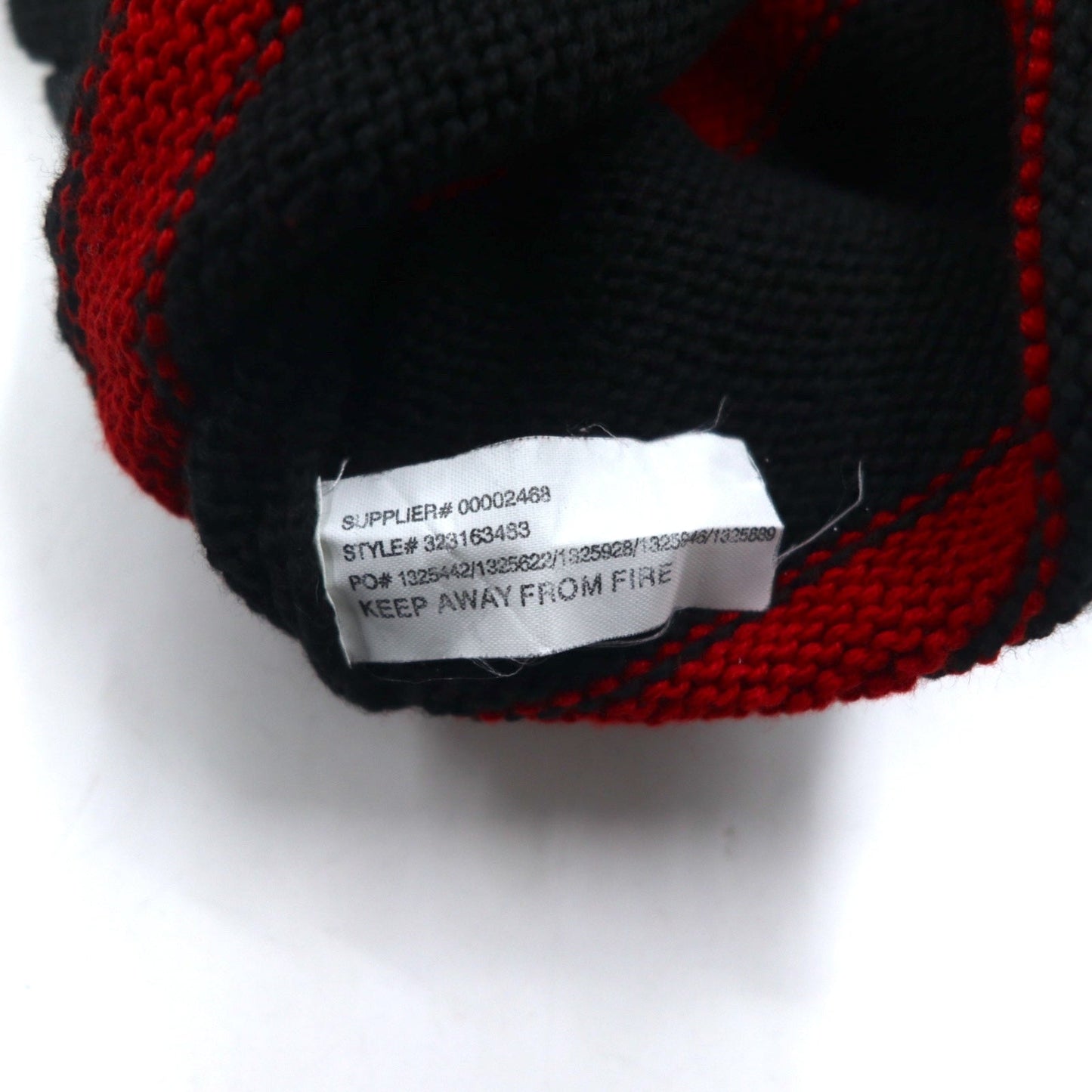 Polo by Ralph Lauren 90年代 ハーフジップ コットンニット セーター M ボーダー ブラック レッド