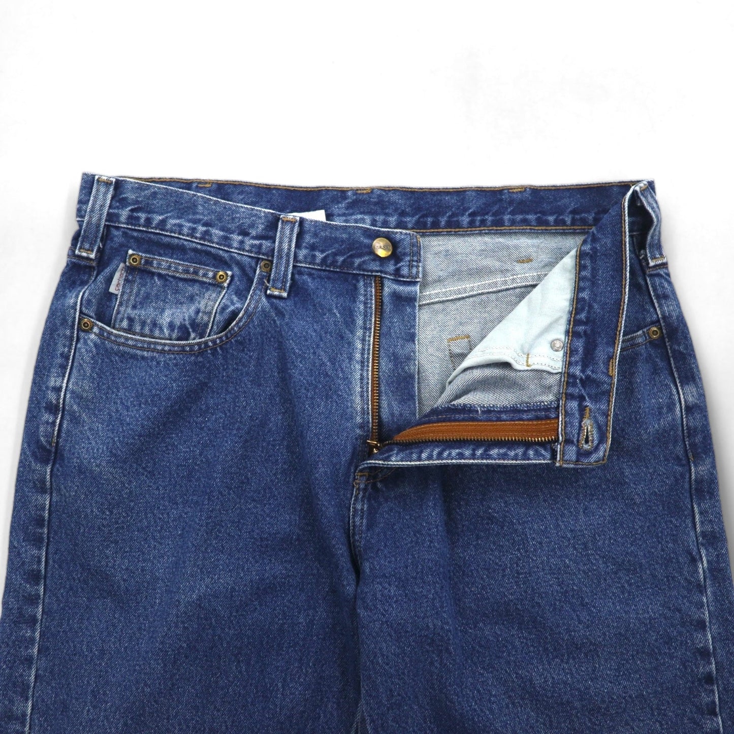 carhartt リラックスフィット Relaxed Fit デニムパンツ L インディゴ ブルー 101505 メキシコ製