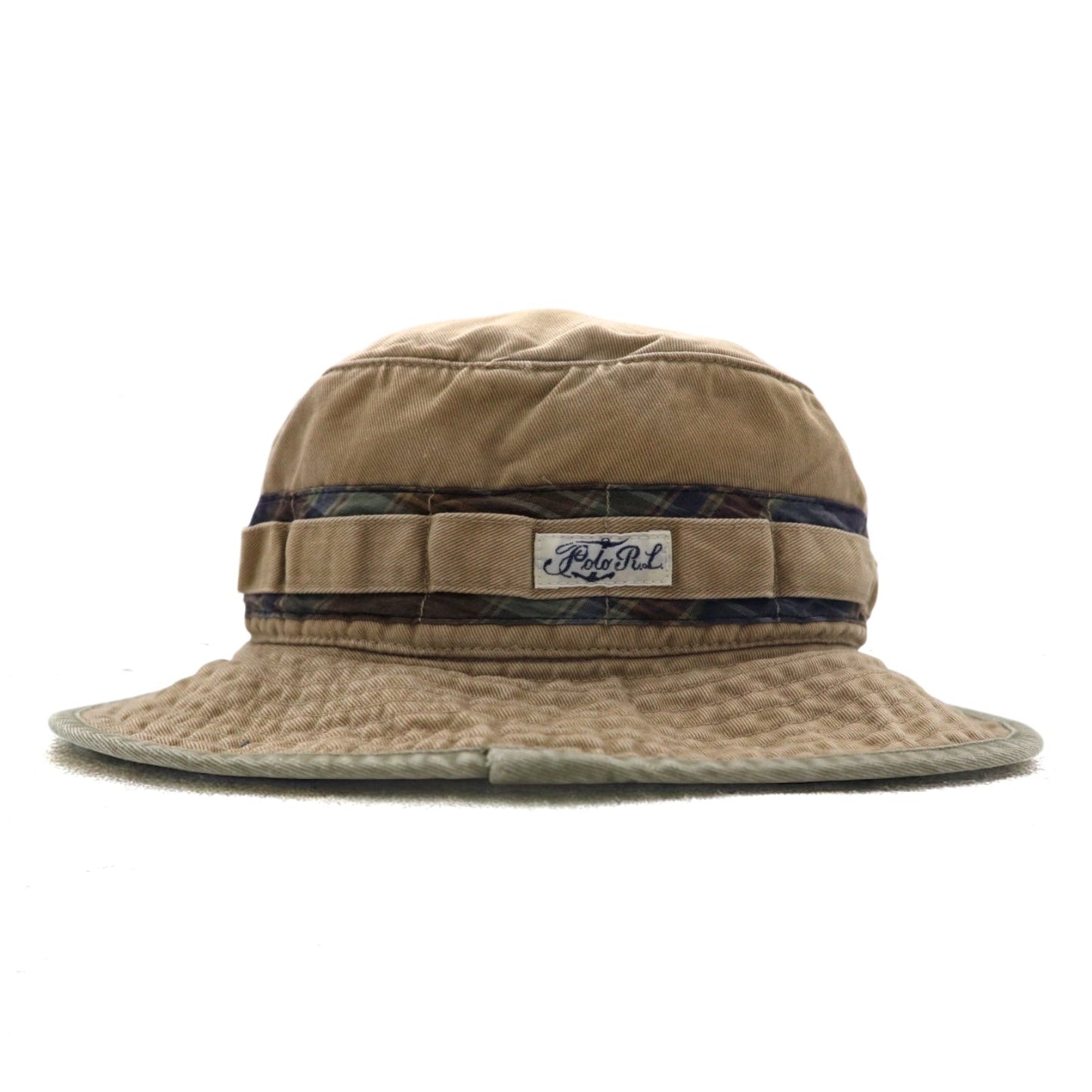 Polo by Ralph Lauren 90年代 サファリハット バケットハット L/XL ベージュ コットン