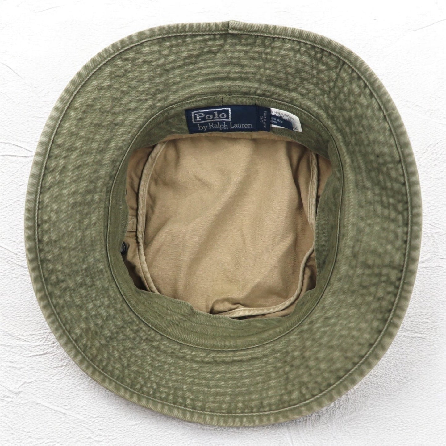 Polo by Ralph Lauren 90年代 サファリハット バケットハット L/XL ベージュ コットン