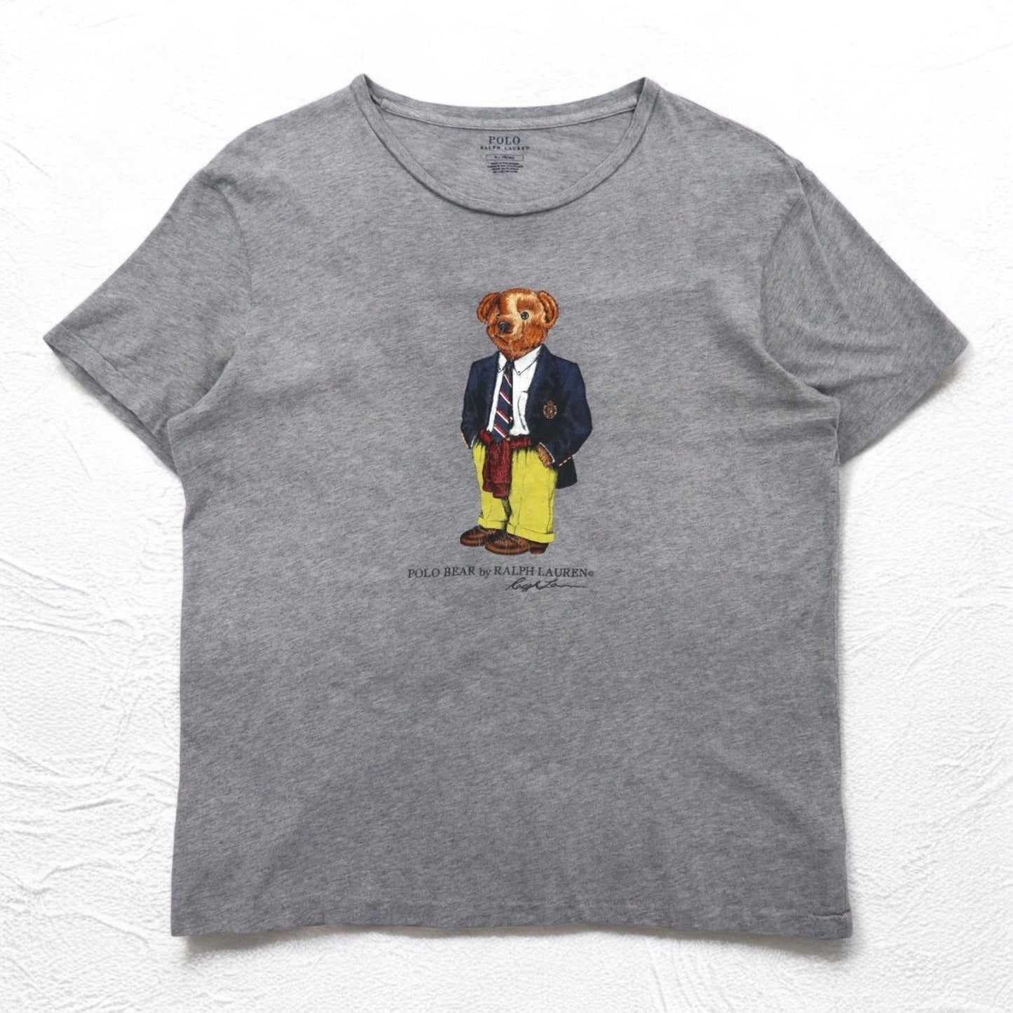 POLO RALPH LAUREN ポロベア Tシャツ M グレー コットン