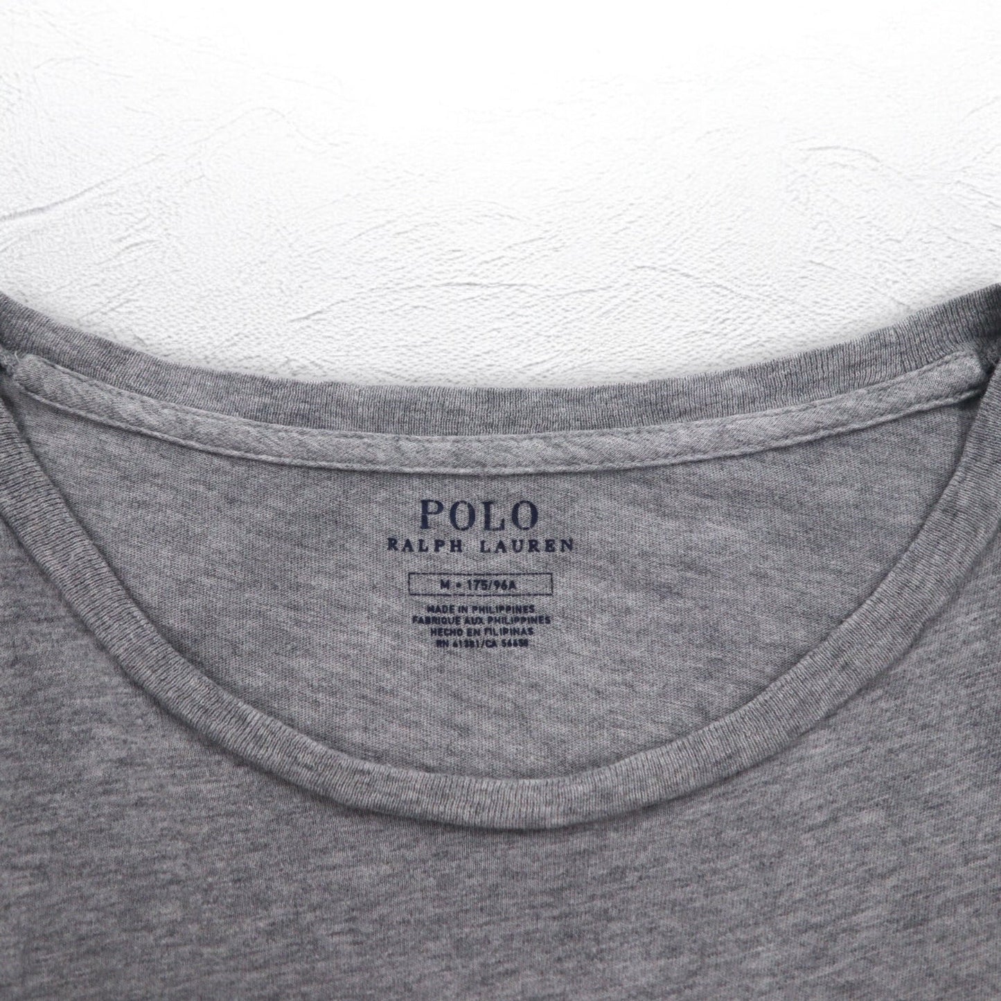 POLO RALPH LAUREN ポロベア Tシャツ M グレー コットン