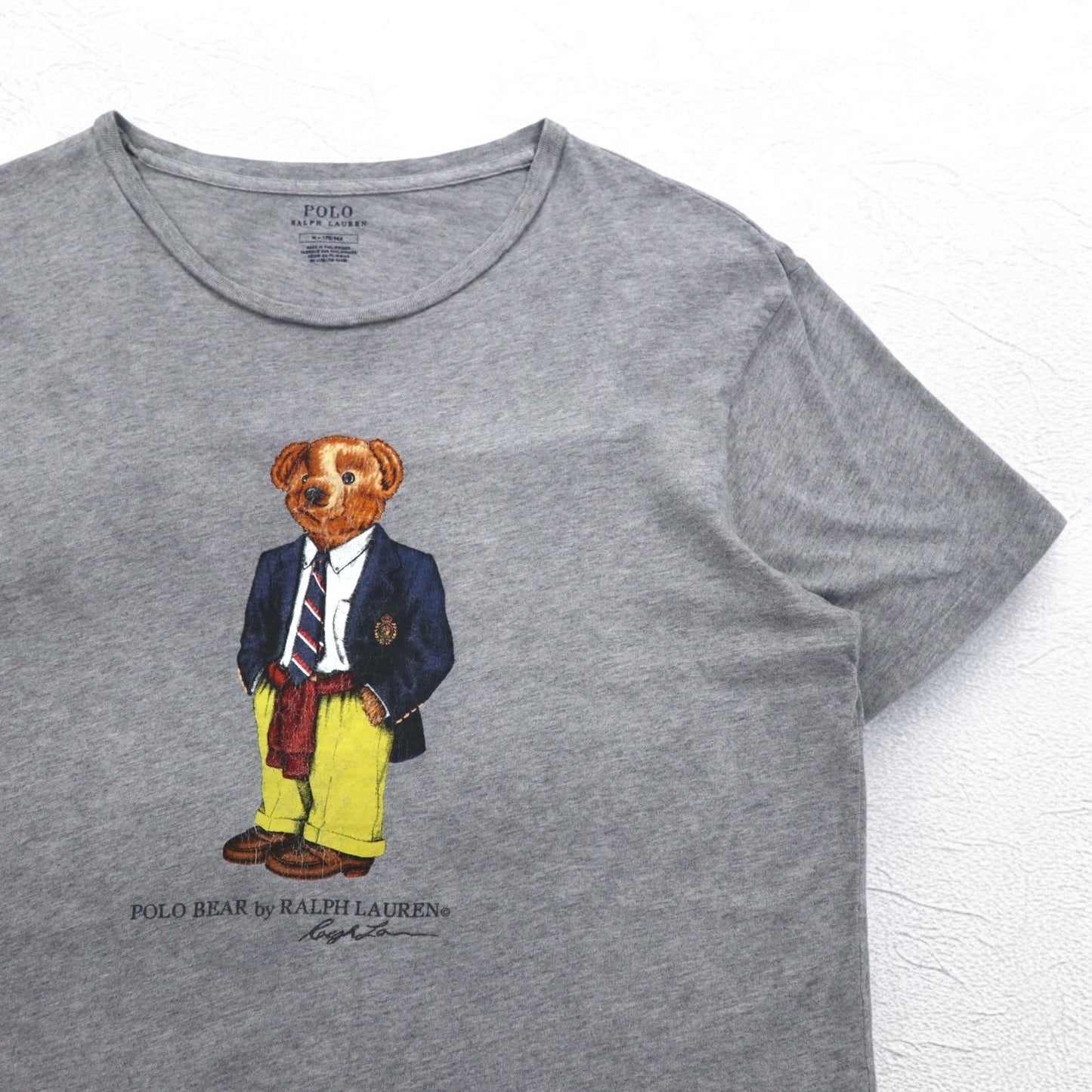 POLO RALPH LAUREN ポロベア Tシャツ M グレー コットン