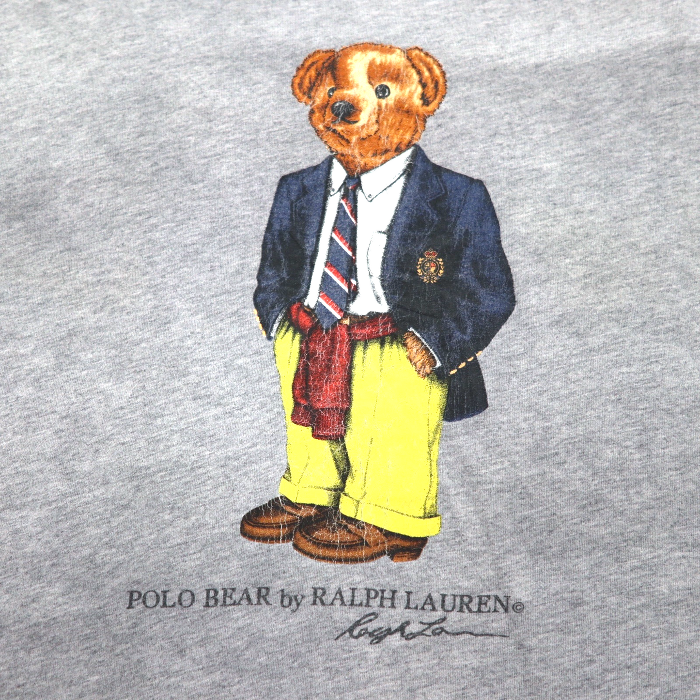 POLO RALPH LAUREN ポロベア Tシャツ M グレー コットン