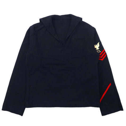 US NAVY 40年代 NAVAL CLOTHING DEPOT セーラーシャツ 88 ネイビー ウール ミリタリー MAN'S BLUE UNDRESS