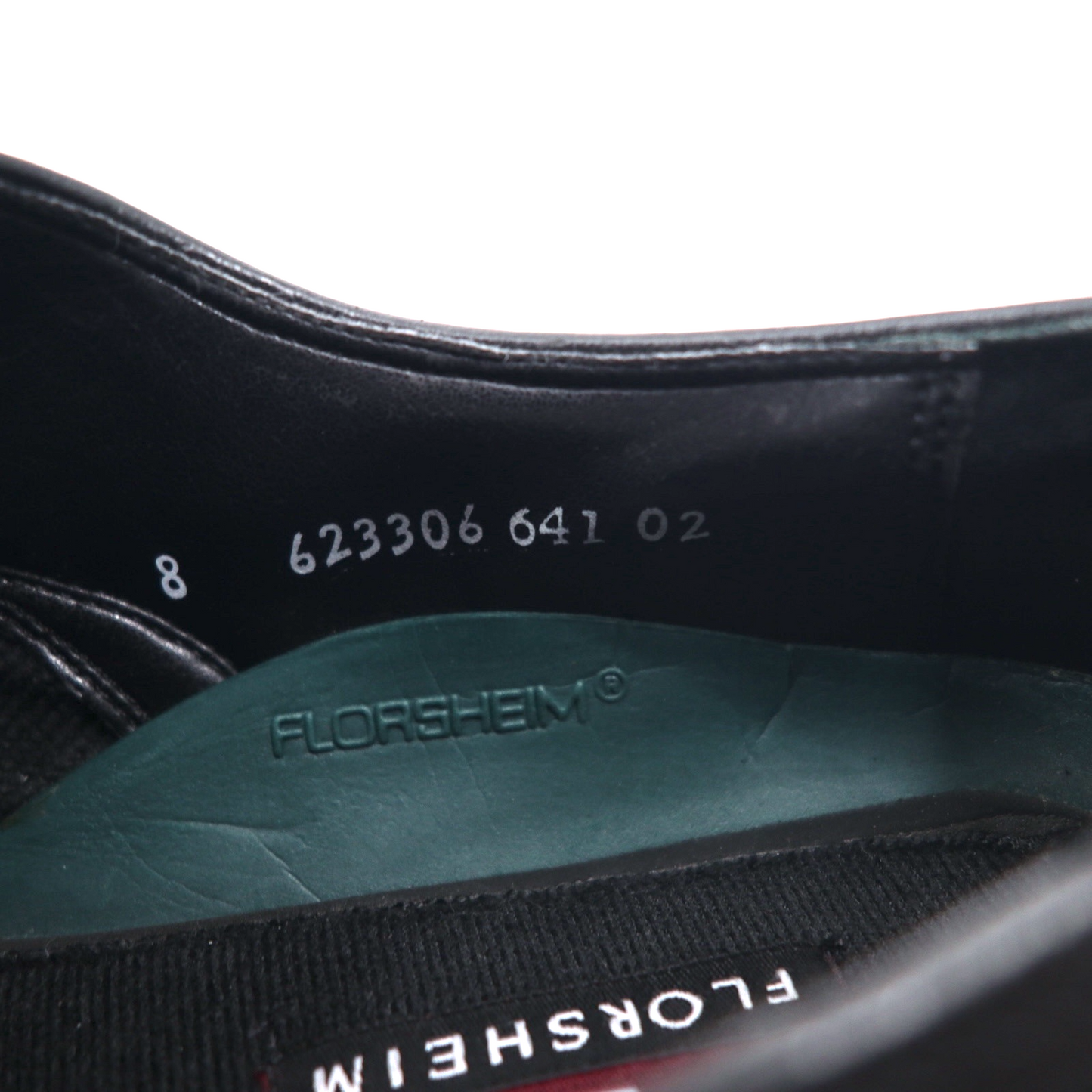 FLS FLORSHEIM ウイングチップ フルブローグ ドレスシューズ 28.5cm ブラック レザー メダリオン 70018