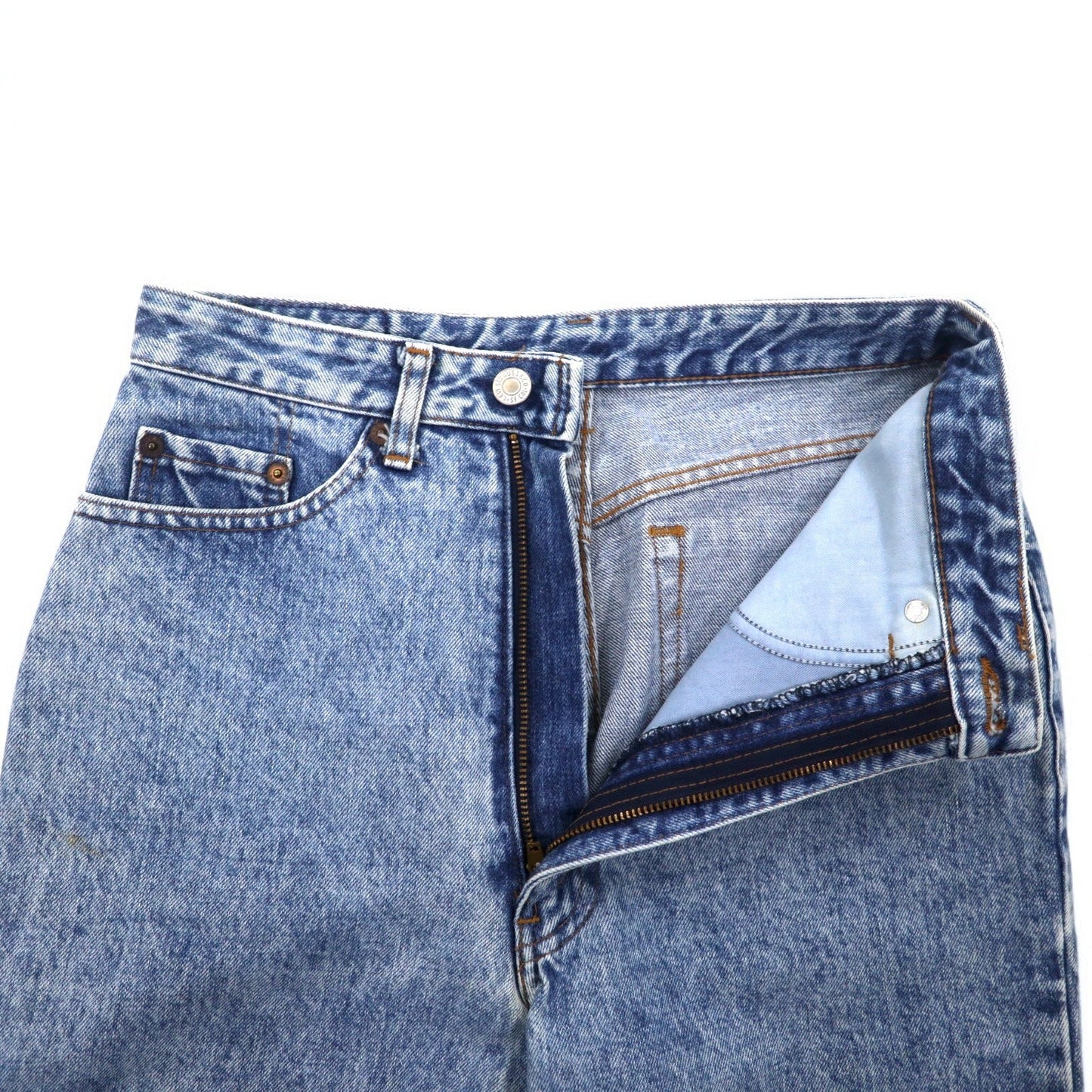 Levi's 80年代 ハイウエスト テーパード デニムパンツ M ブルー ストーンウォッシュ W626-0217 日本製