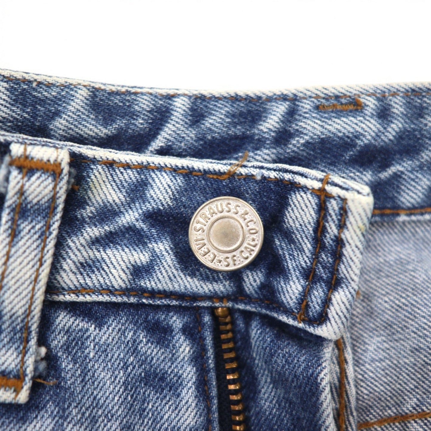 Levi's 80年代 ハイウエスト テーパード デニムパンツ M ブルー ストーンウォッシュ W626-0217 日本製