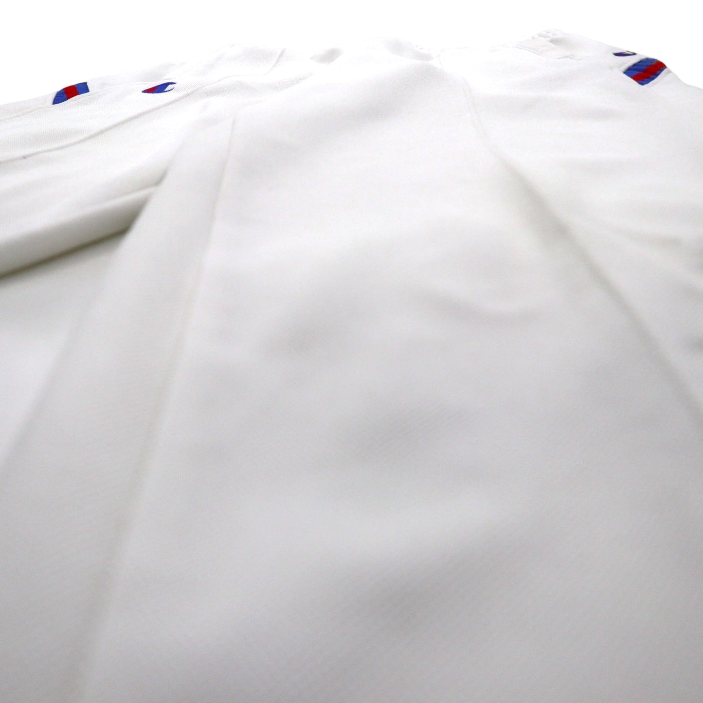 Champion 90年代 トラックパンツ ジャージ XL ホワイト ポリエステル 裾ジップ スリット 日本製