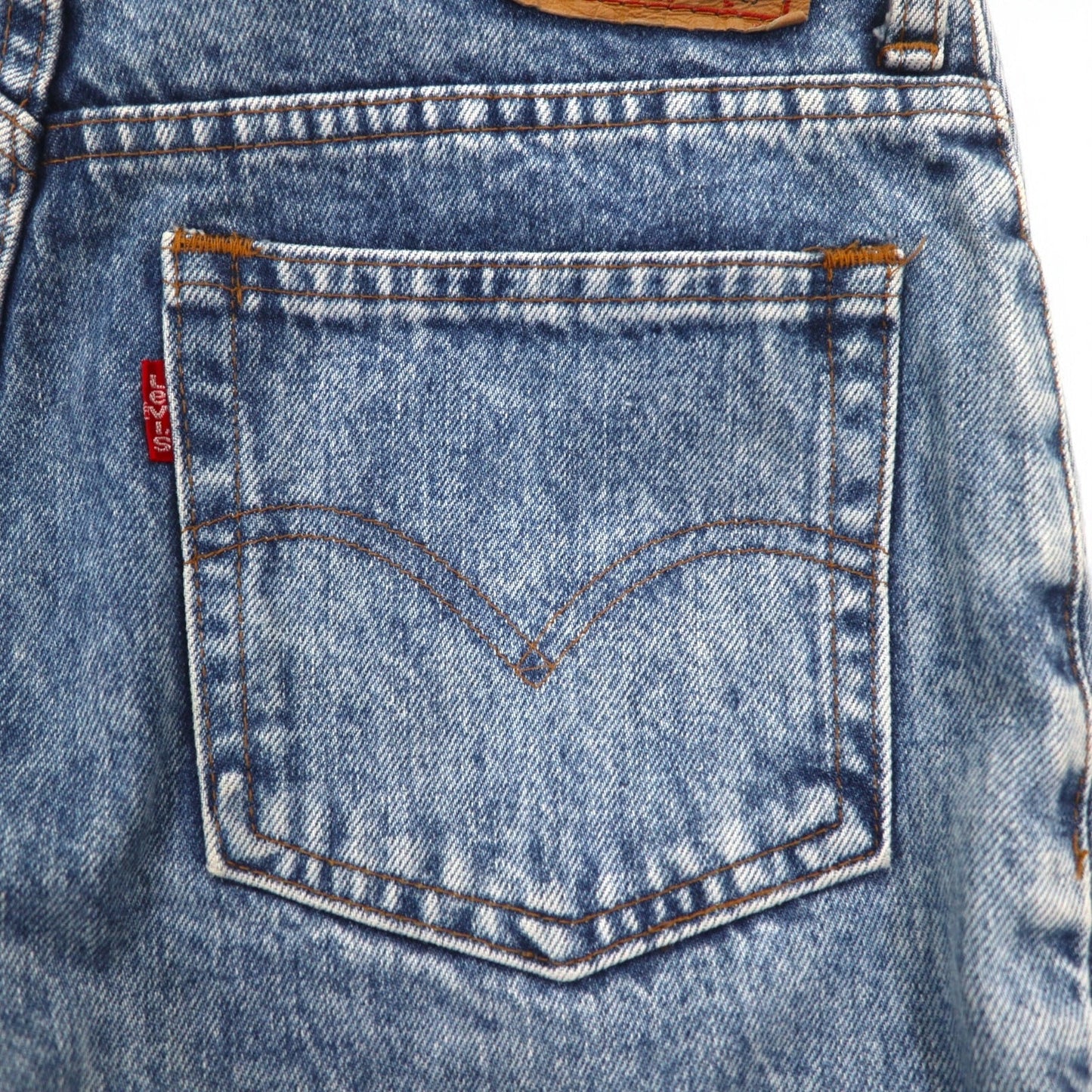 Levi's 80年代 ハイウエスト テーパード デニムパンツ M ブルー ストーンウォッシュ W626-0217 日本製