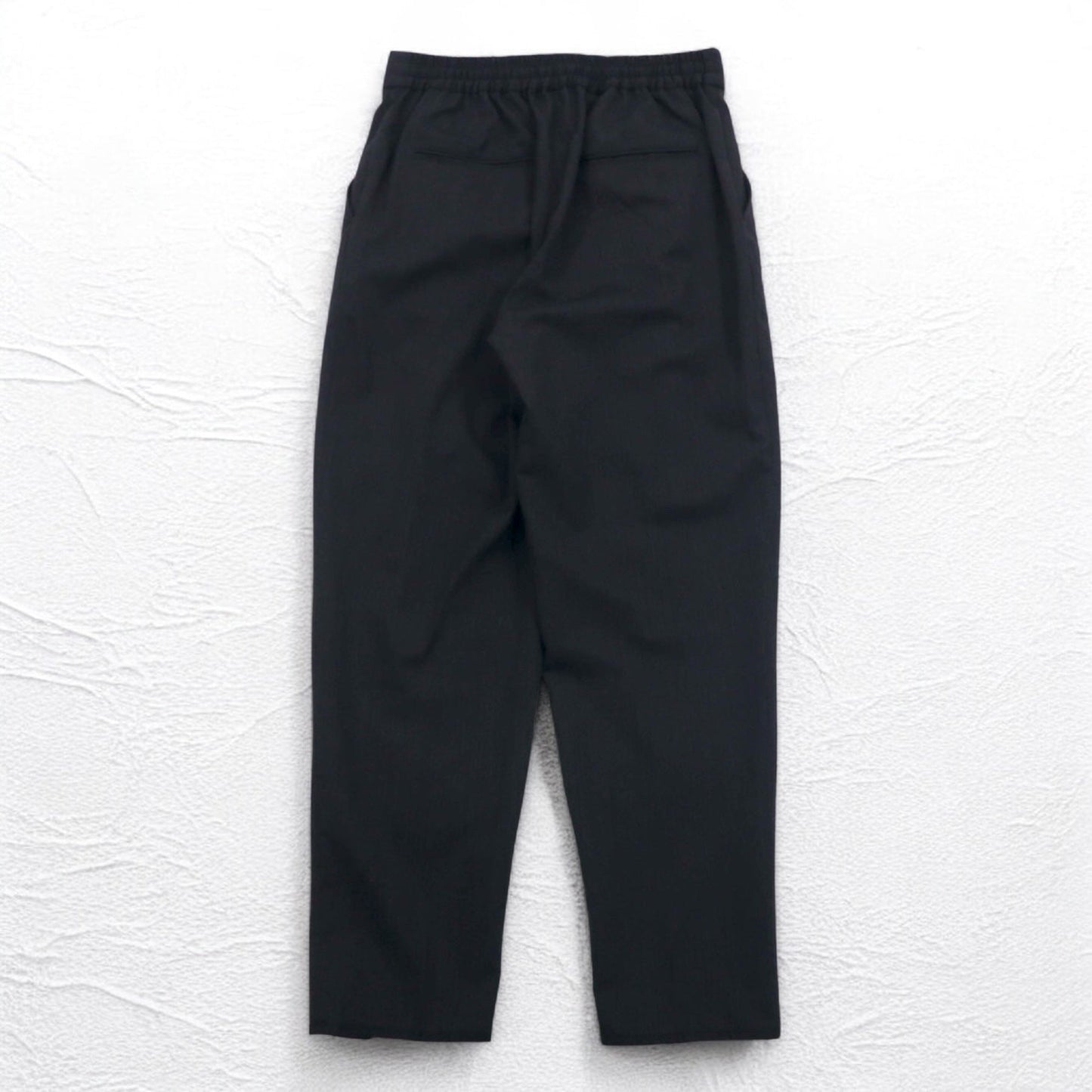 SOUMO タック ワイド スラックス パンツ M グレー ウール スリット 日本製