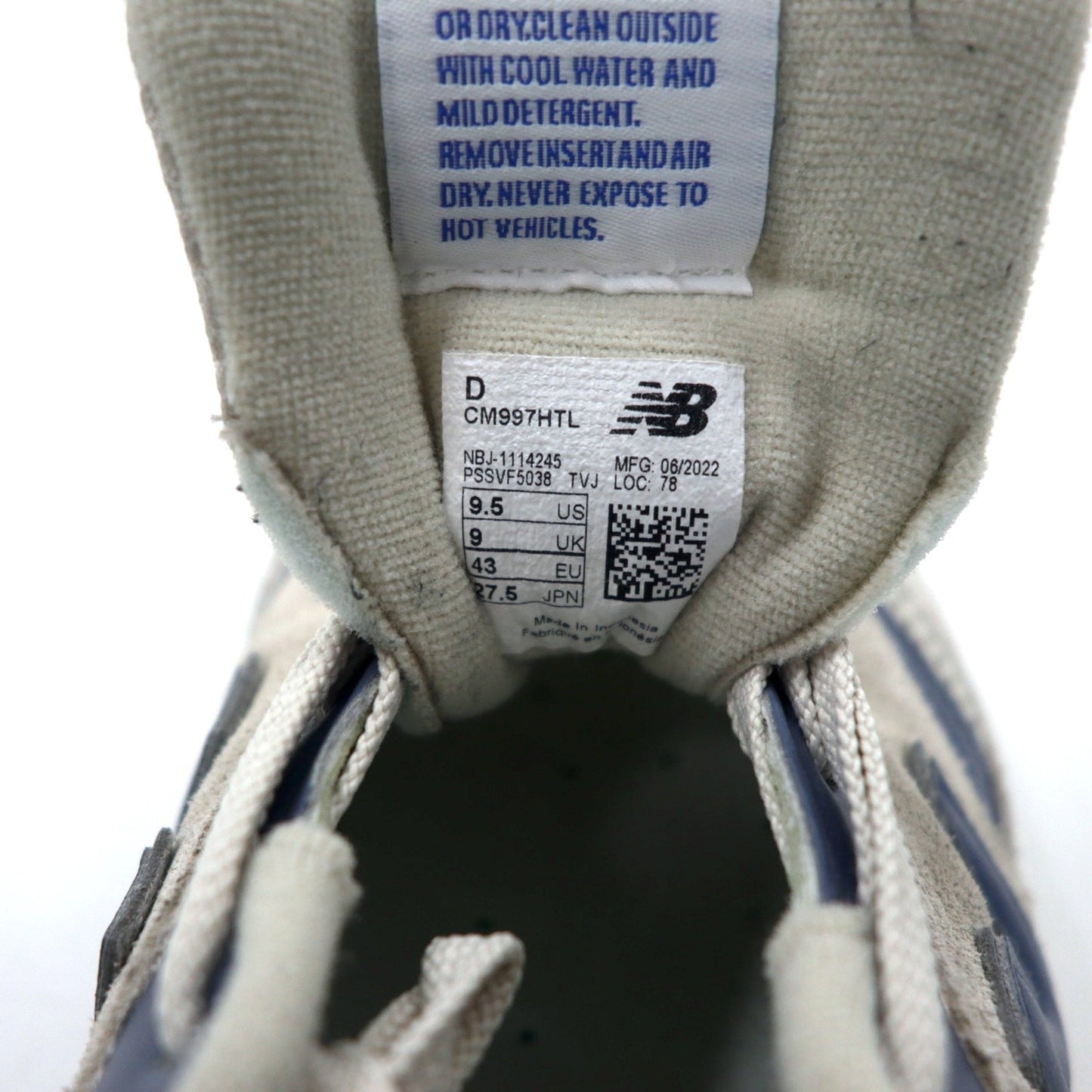 new balance 997H スニーカー 27.5cm グレー スエードレザー CM997HTL