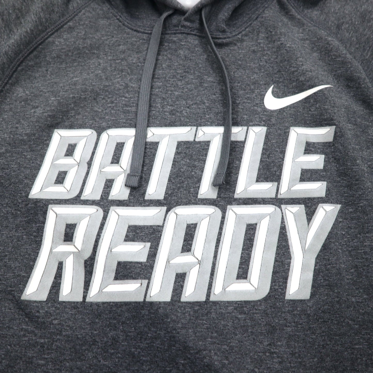NIKE ドライフィット プルオーバーパーカー XL グレー BATTLE READY 604632-071