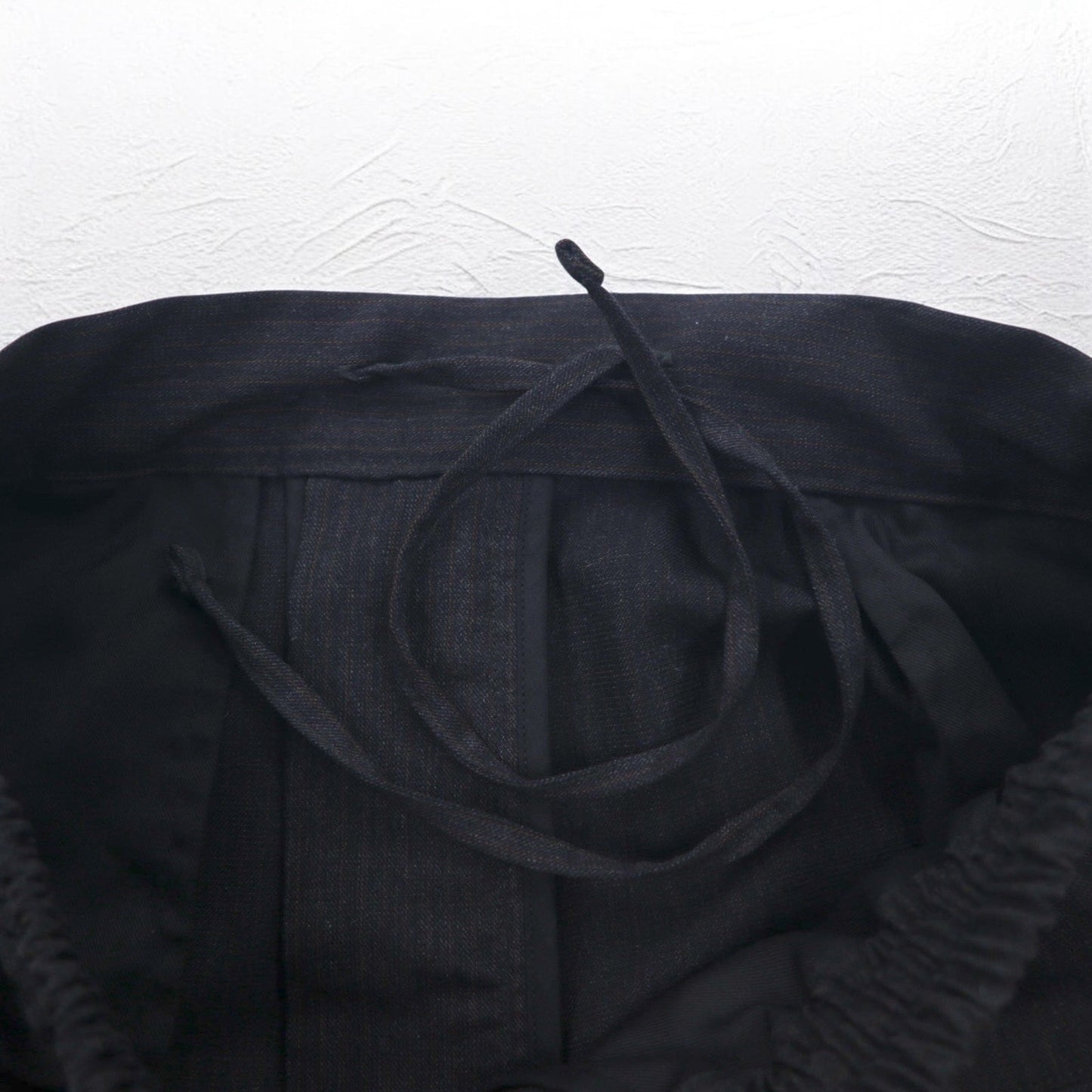 SOUMO タック ワイド スラックス パンツ M グレー ウール スリット 日本製