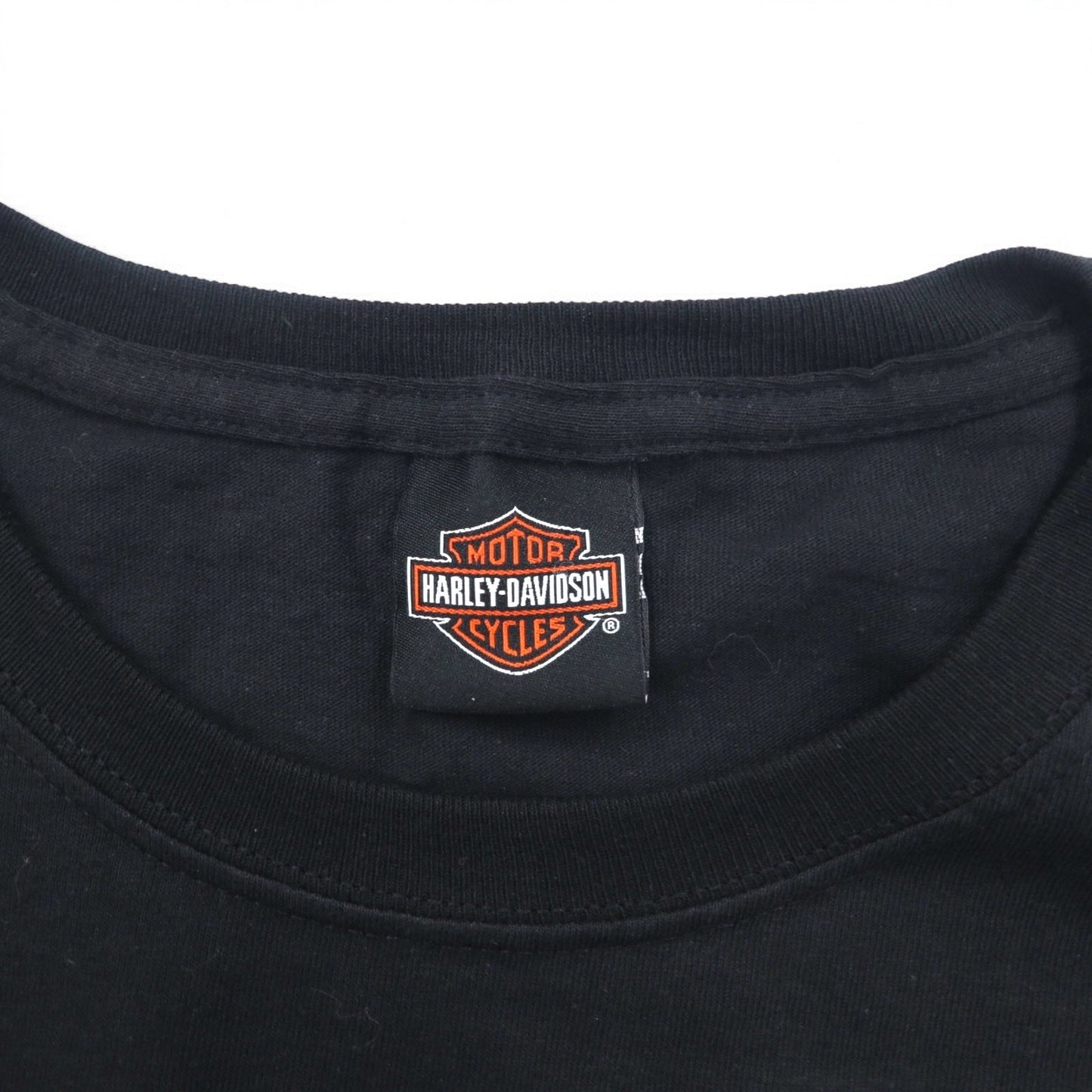 HARLEY DAVIDSON 両面プリント Tシャツ XXL ブラック コットン TOKYO JAPAN