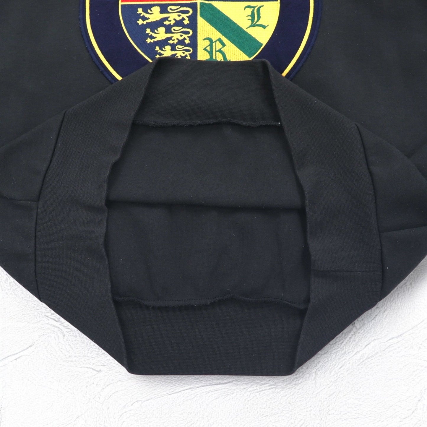 POLO RALPH LAUREN エンブレム ワッペン スウェット L ブラック サークルロゴ