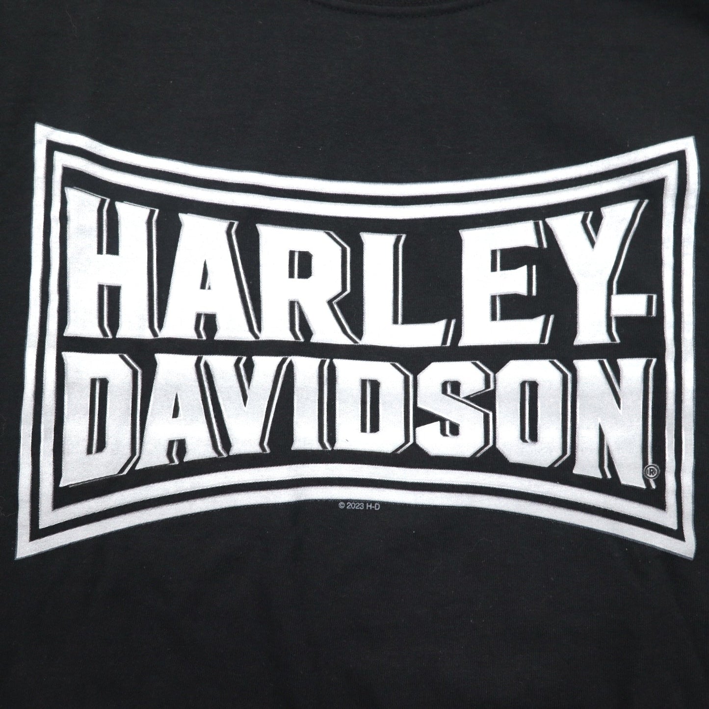 HARLEY DAVIDSON 両面プリント Tシャツ XXL ブラック コットン TOKYO JAPAN