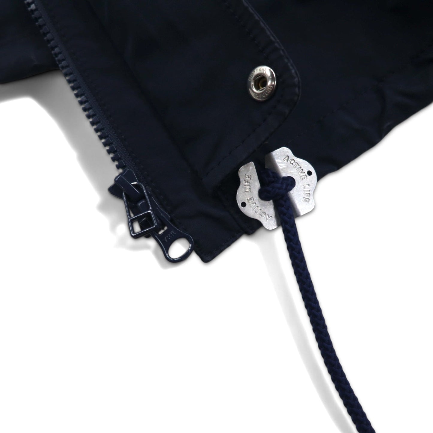 meanswhile コーチジャケット ODD JOB FLAP COACH JACKET ナイロンジャケット M ネイビー ポリエステル ドローコード ダブルジップ 日本製 MW-JKT16203