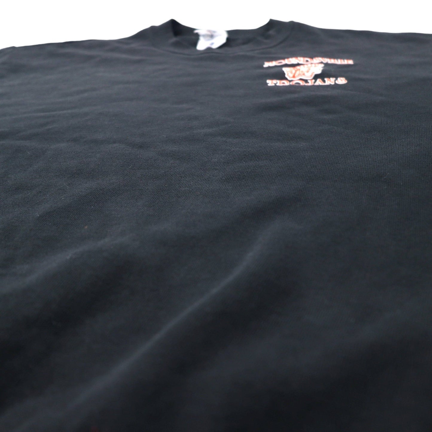 JERZEES USA製 90年代 プリント スウェット L ブラック コットン MOUNDSVILLE TROJANS