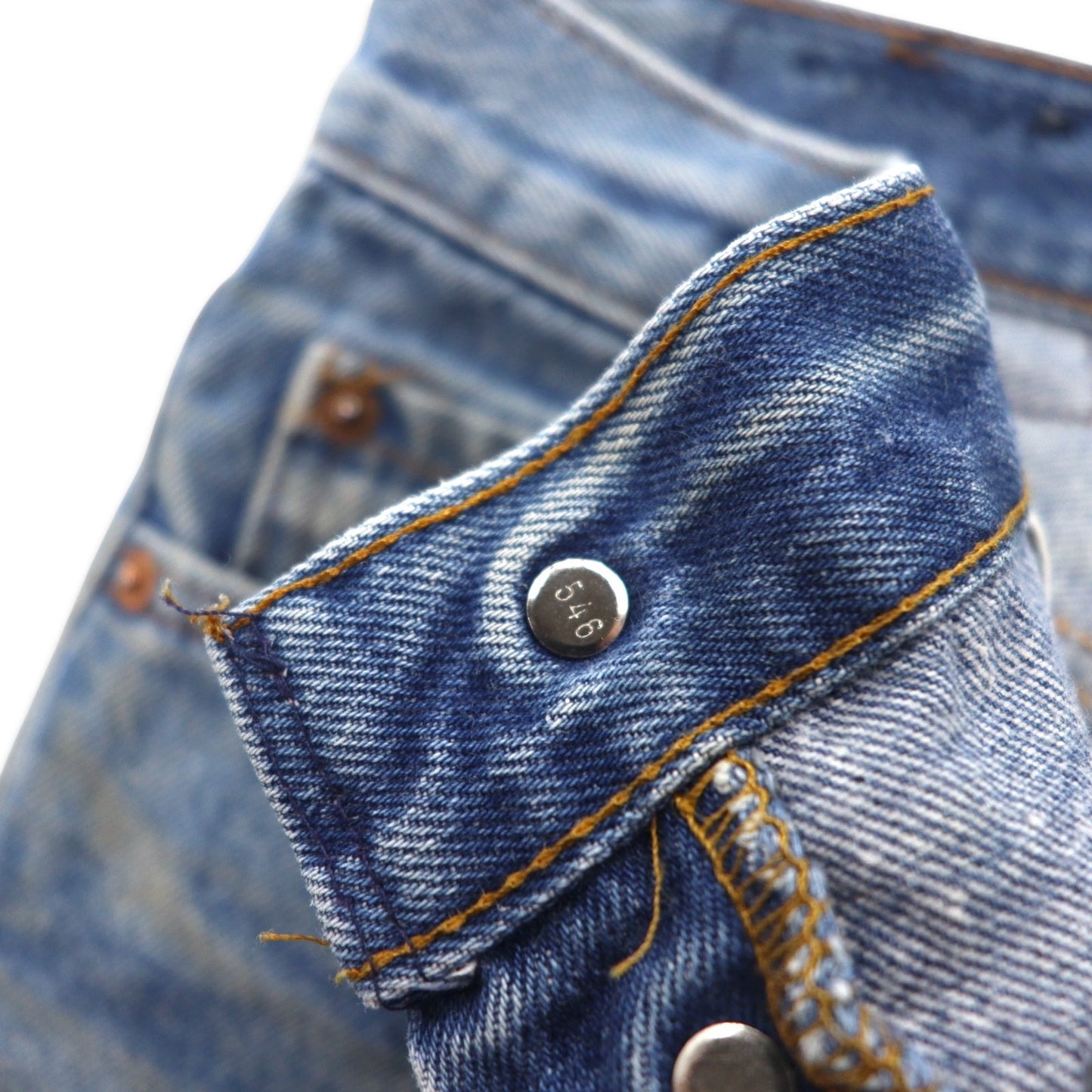 YSTRDY’S TMRRW FLEA MARKET JEANS リメイク デニムパンツ USAヴィンテージ 再構築 ジーンズ M インディゴ ブルー コットン