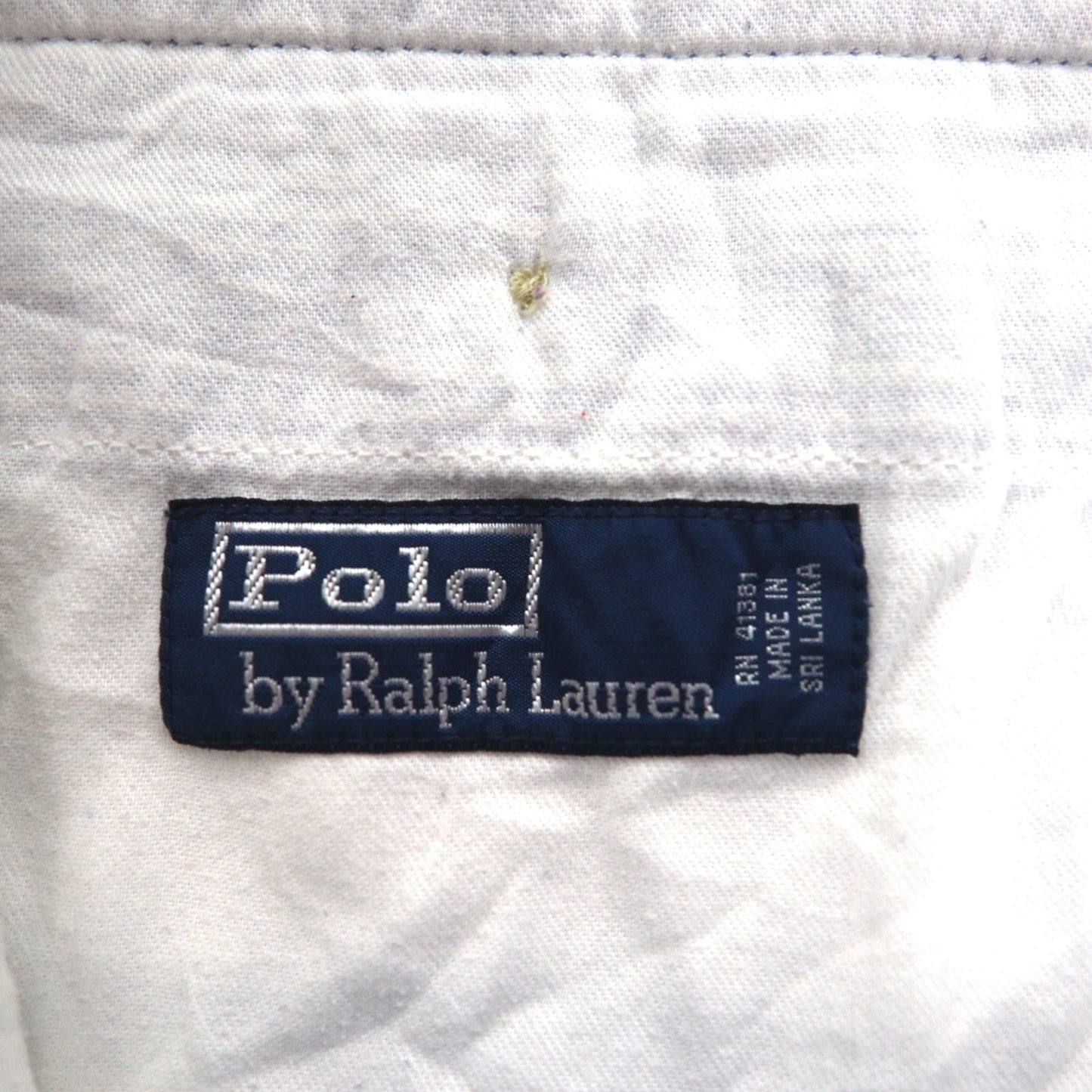 Polo by Ralph Lauren 90年代 シアサッカー ショートパンツ ハーフパンツ L ブルー ホワイト ストライプ スリランカ製