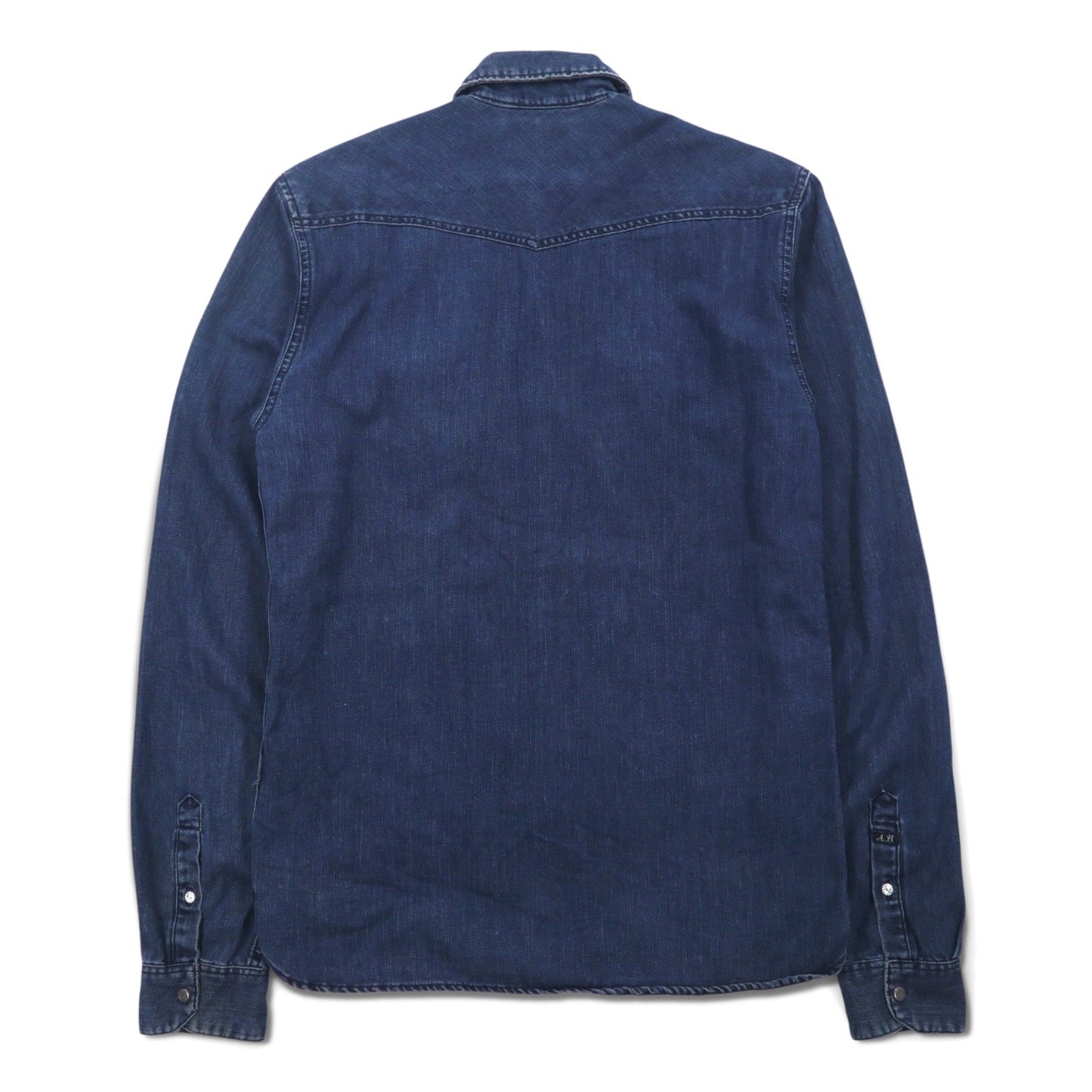 SCOTCH & SODA デニム ウエスタンシャツ S インディゴ ブルー THE ONLY WAY IS BLAUW