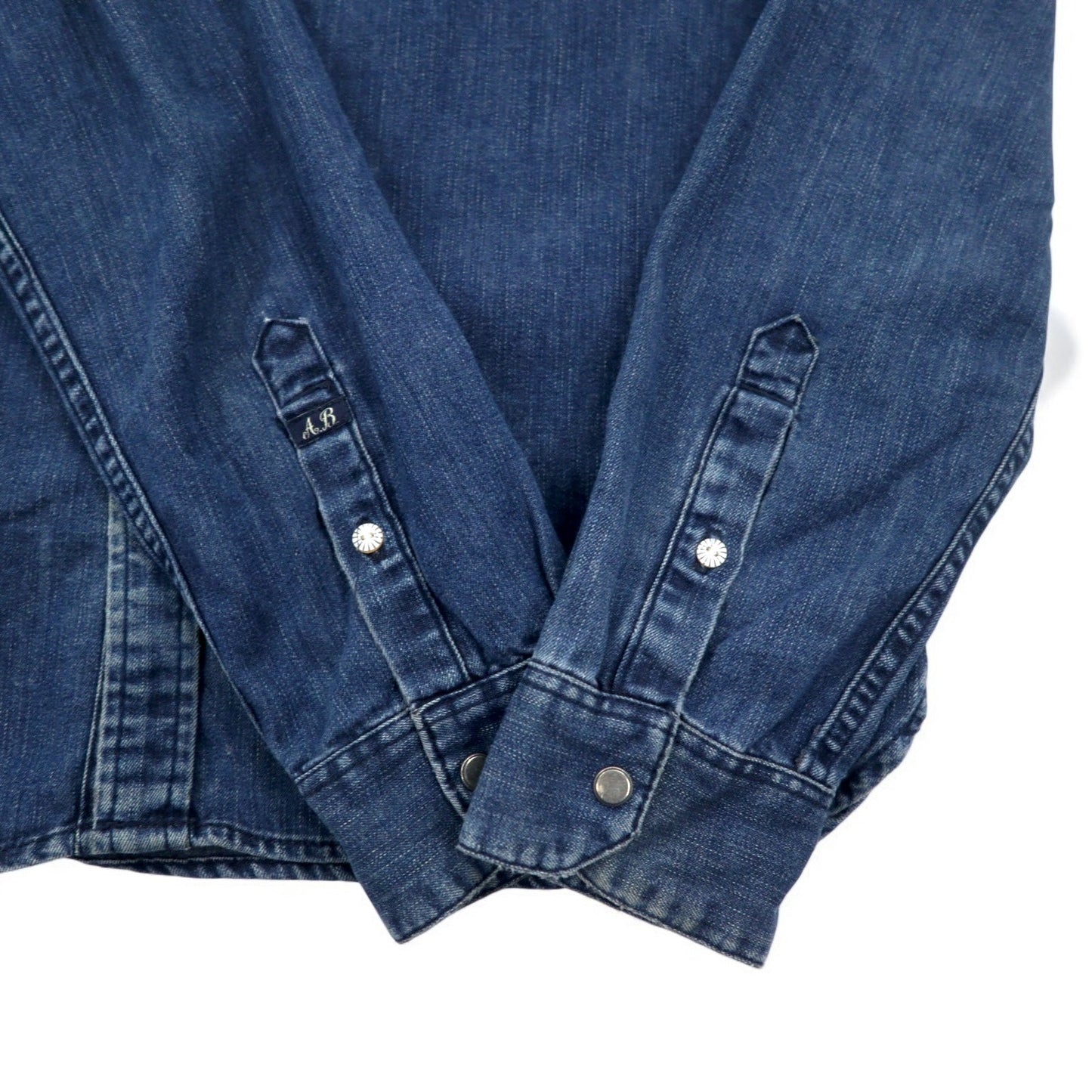 SCOTCH & SODA デニム ウエスタンシャツ S インディゴ ブルー THE ONLY WAY IS BLAUW